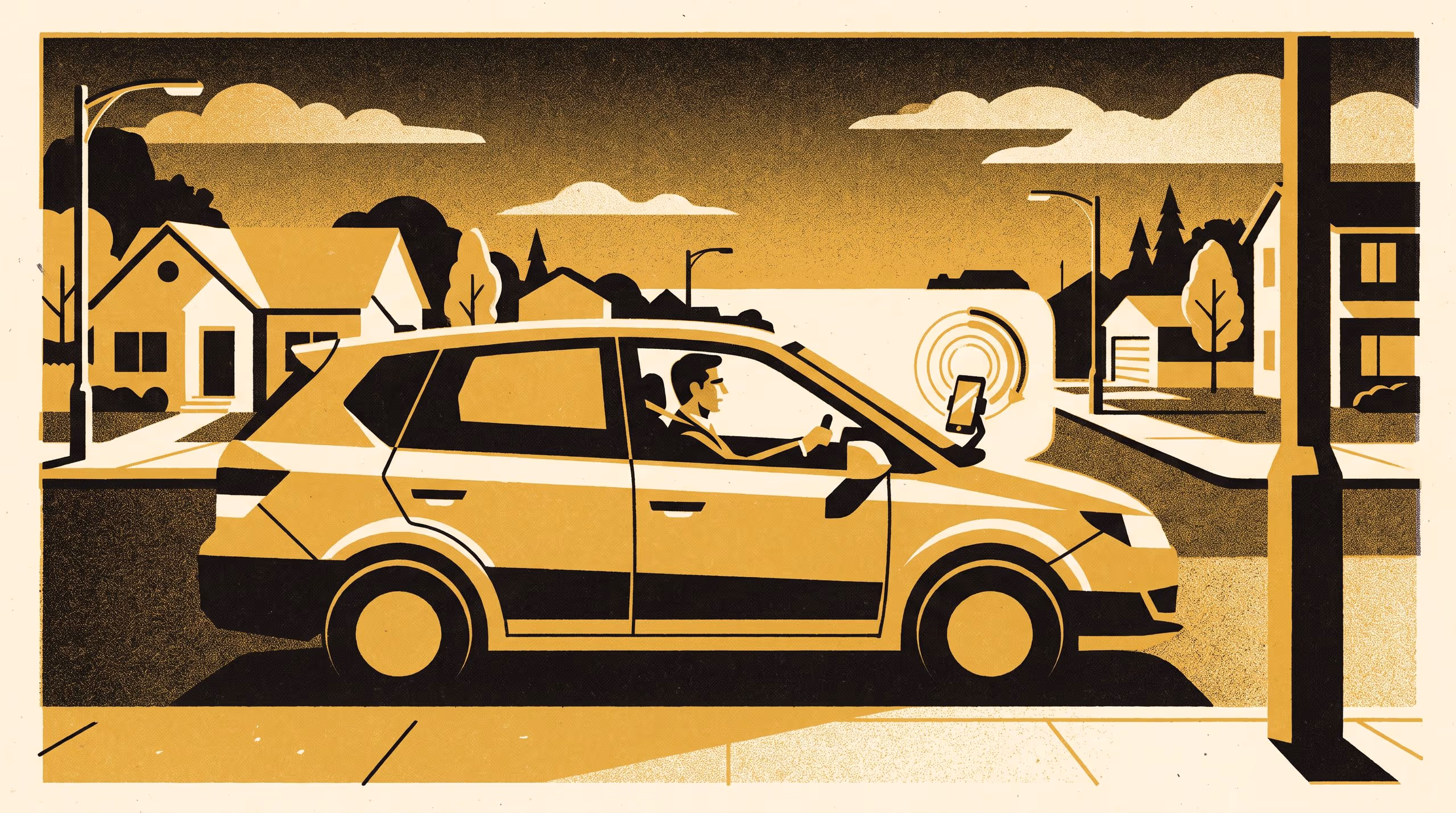 Illustration for Ten Minutes, No Difference: A Regression-Discontinuity Test of a Rideshare App's Ten-Minute Cancellation-Fee Cutoff Against Independently Logged Driver Idle Time