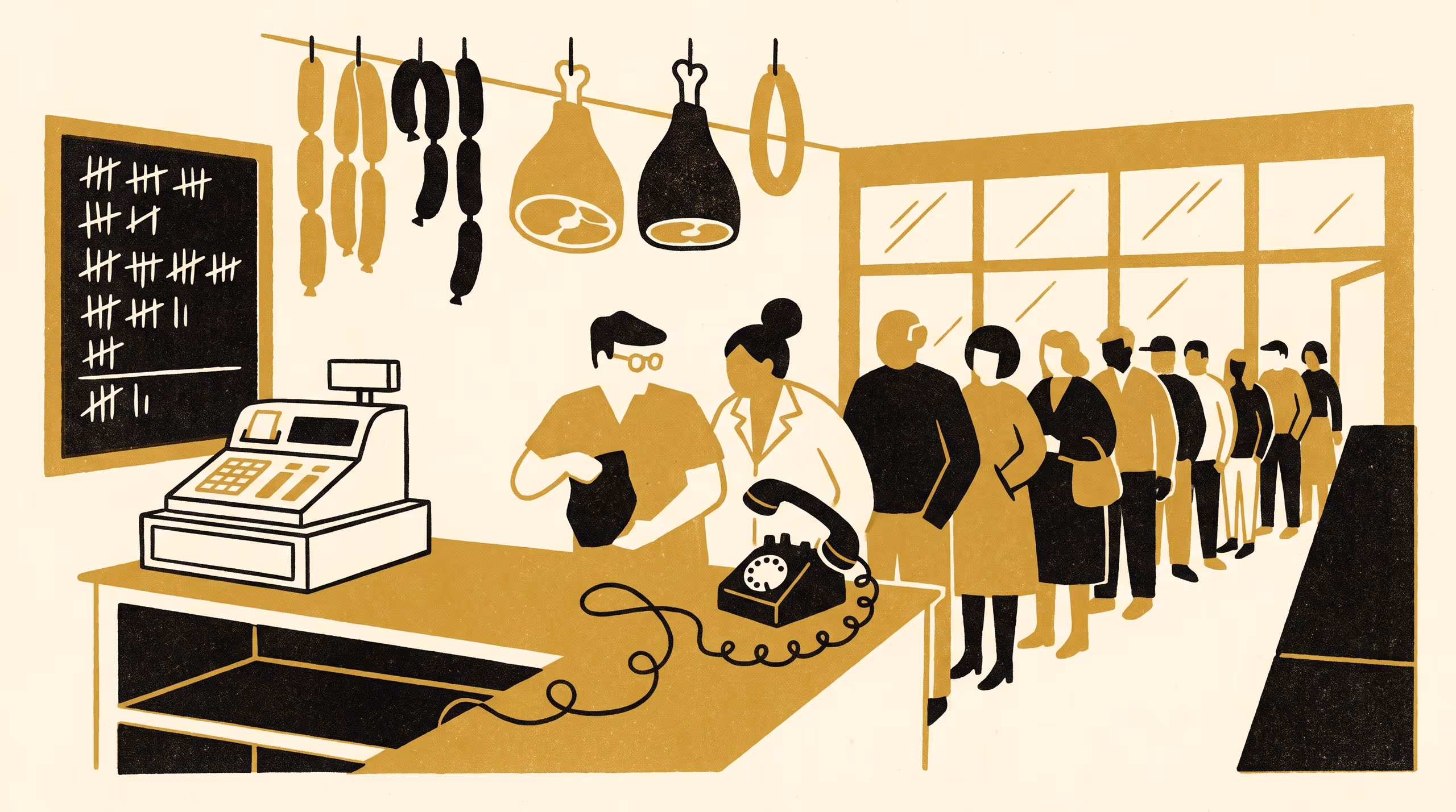 Illustration for CUT: A Collection-Uptake Threshold for a Single Butcher Shop's Weekend Roast Pre-Order Line