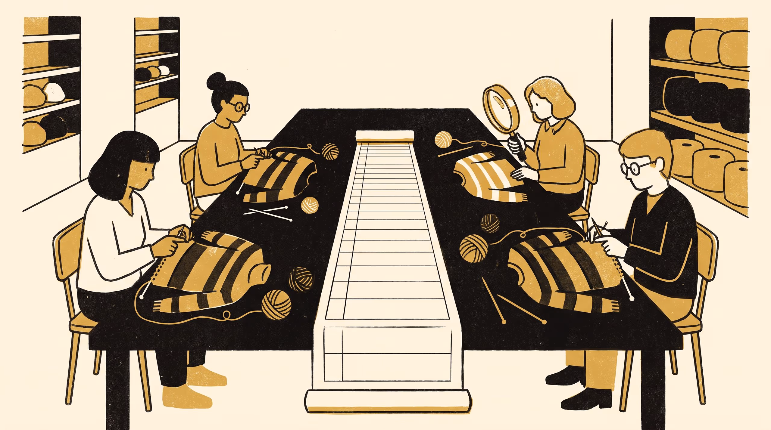 Illustration for Errors in a Size Nobody Knitted: Multiple-Systems Estimation of Residual Errata When Each Reviewer Covers Part of the Document