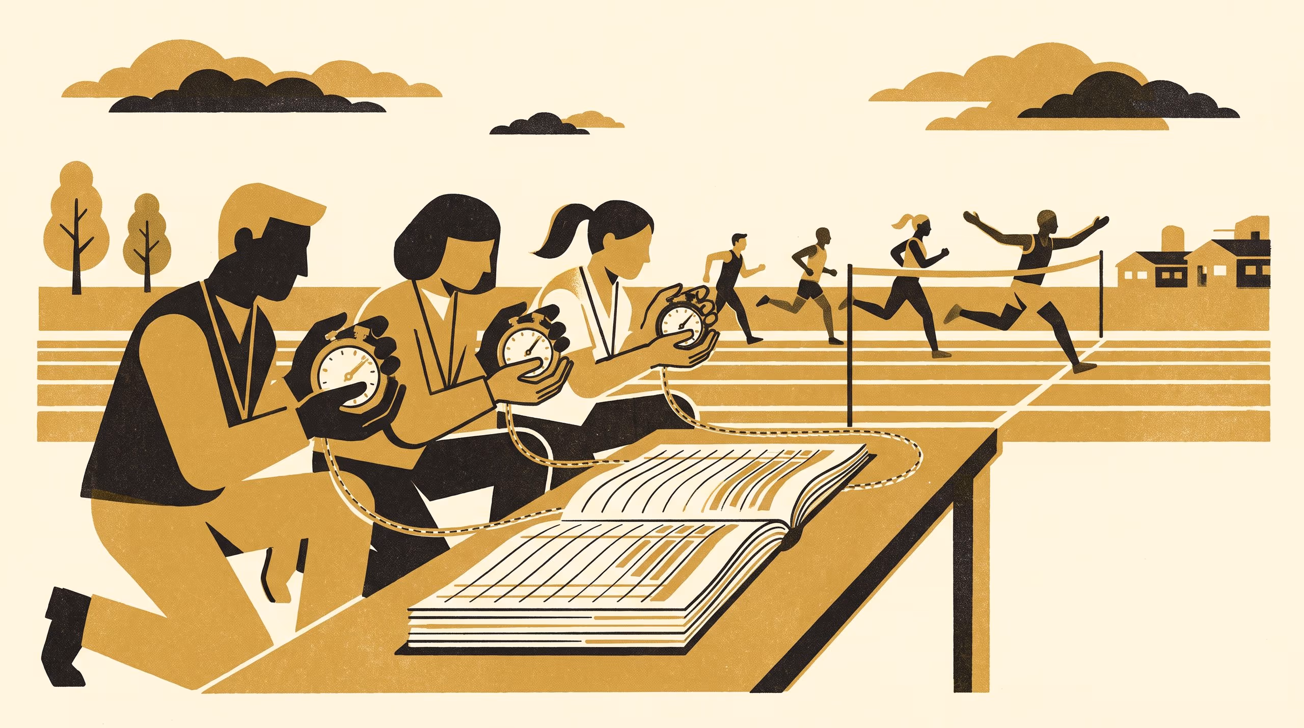 Illustration for Committing the Time: A Tamper-Evident Ledger for Certifying Amateur Athletics Records