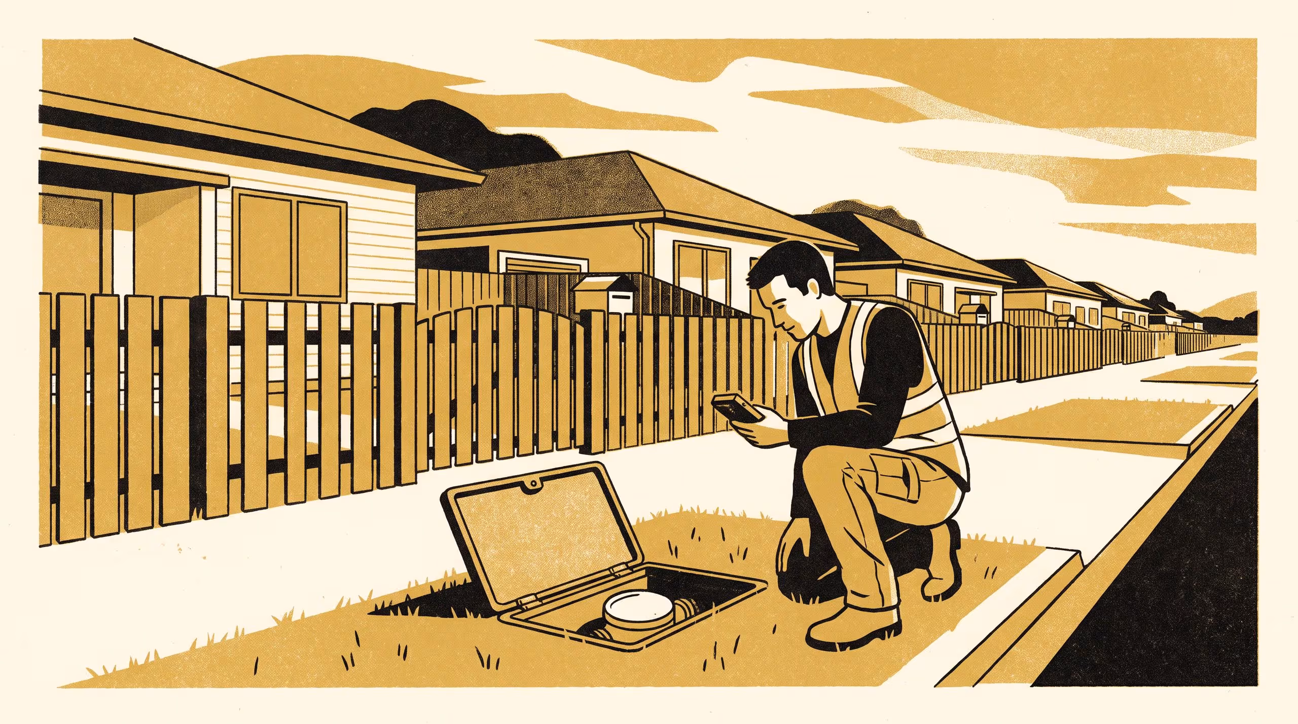 Illustration for Still on the Walk Sheet: A Controlled Interrupted Time-Series Study of Orphaned Quarterly Meter Reads After Automated Address Normalisation