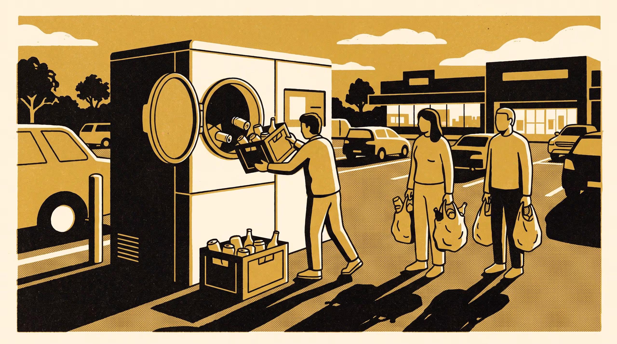 Illustration for Ineligible by Return Code: A Validation-Subsample Correction of Container-Return Success Rates Across Fourteen Reverse Vending Points