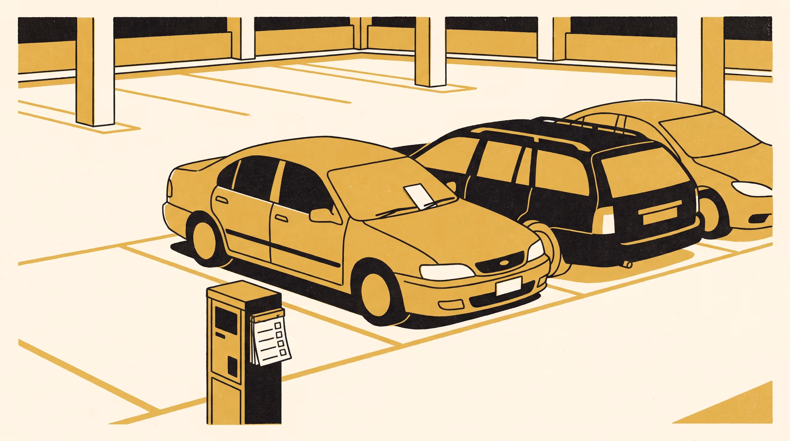 Illustration for Towards a Key to the Wiper Note: Five Kinds of Request Left on Blocked-In Cars at a Suburban Shopping Centre