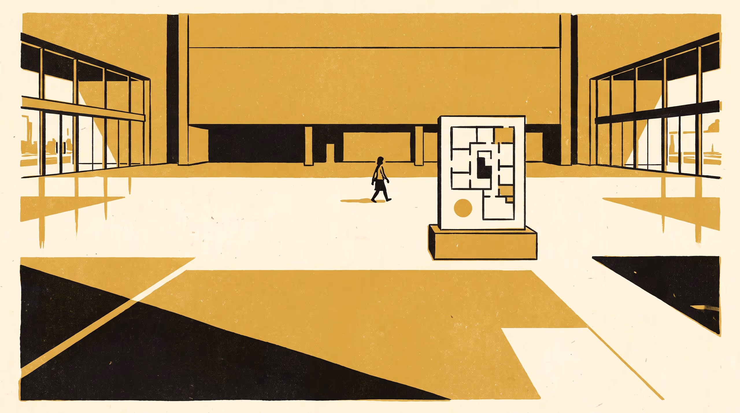 Illustration for The Higher a Centre Scores on Directory Maturity, the Farther Its Board Stands From the Door