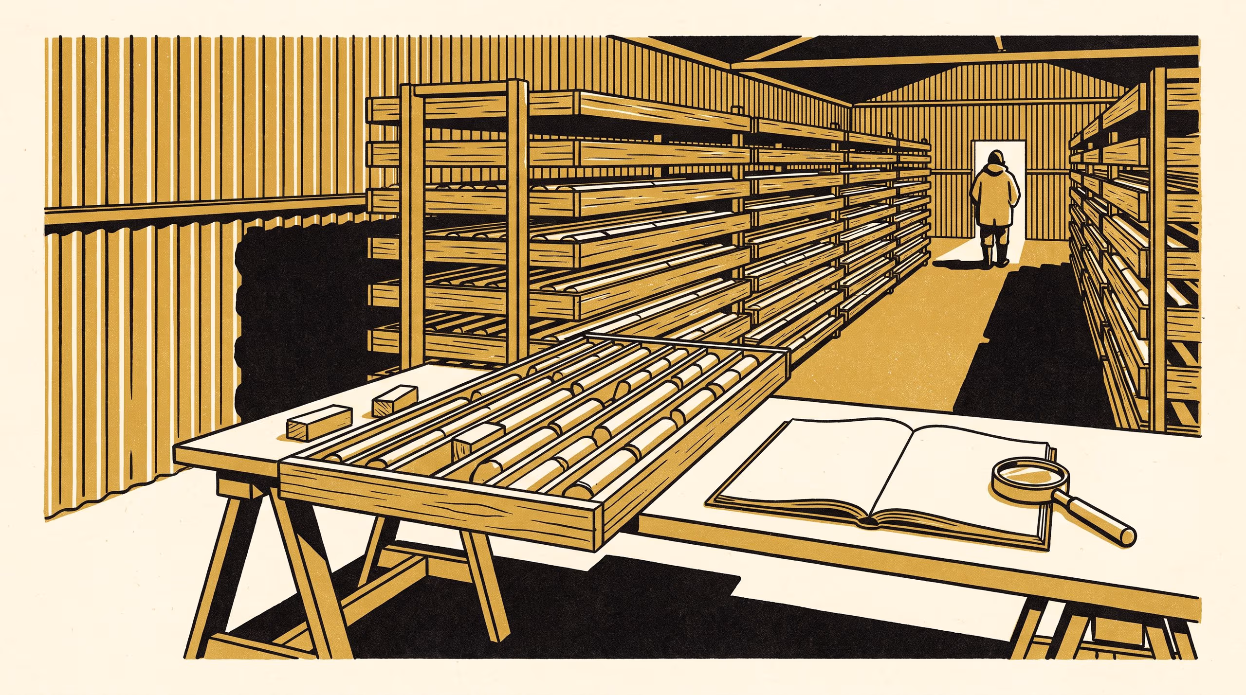 Illustration for The Right to Look: Surviving Drill Core and the Bidding for Exploration Licences in a Post-Socialist Successor State