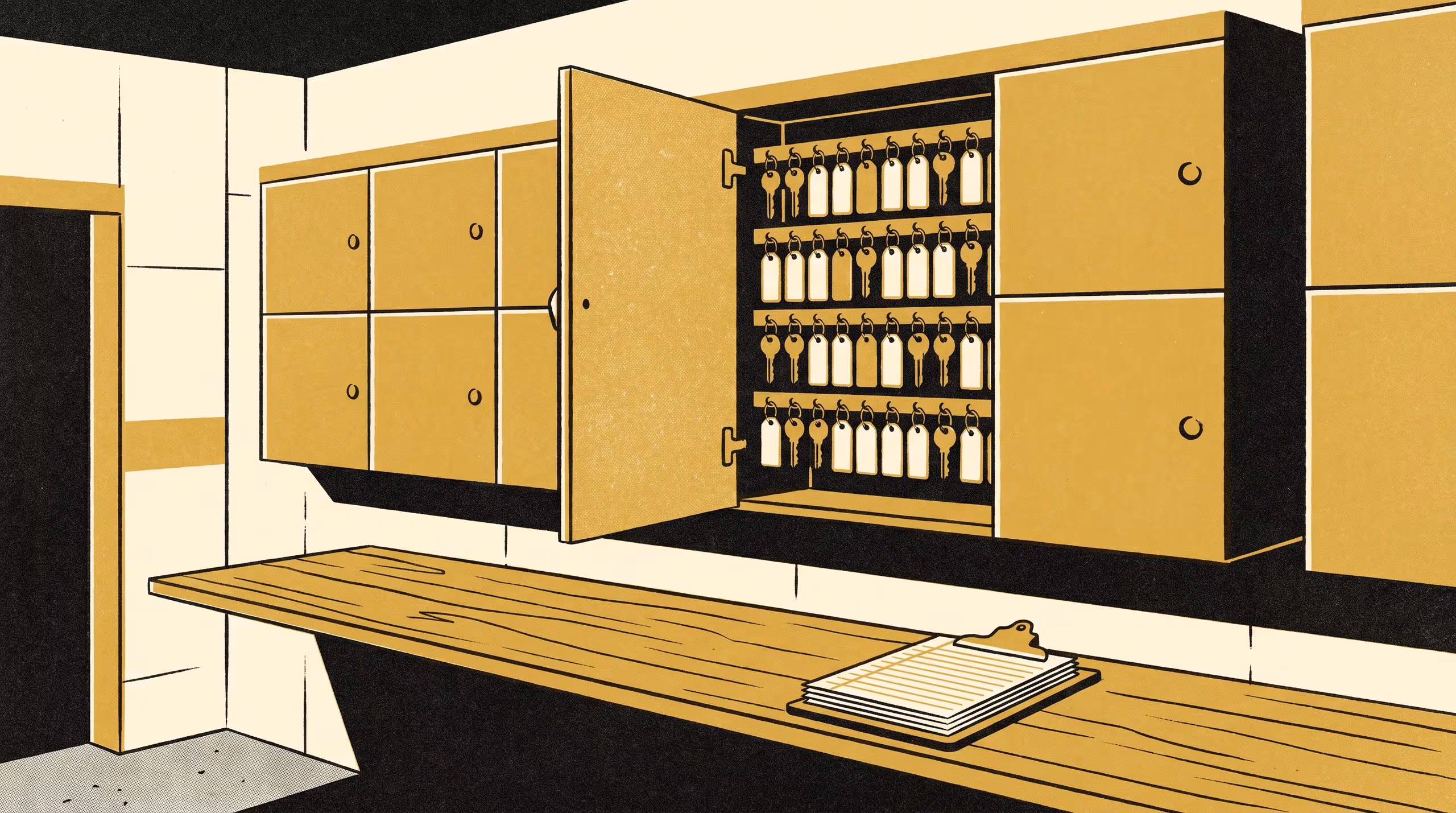 Illustration for Rostered, Not Registered: Interviewing Facilities Key-Issuers Against the School Key-Register's Accountable-Owner Field