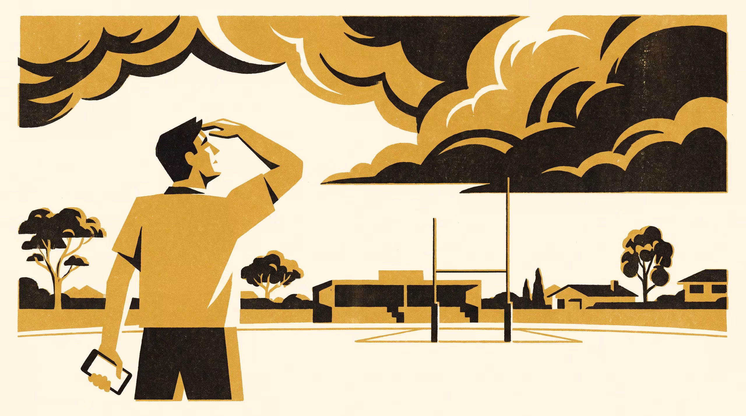 Illustration for Called It Anyway: Storm-Radar Confidence Scores and the Decline of the Sky-Read Override Among Volunteer Ground Curators at Junior Sports Ovals