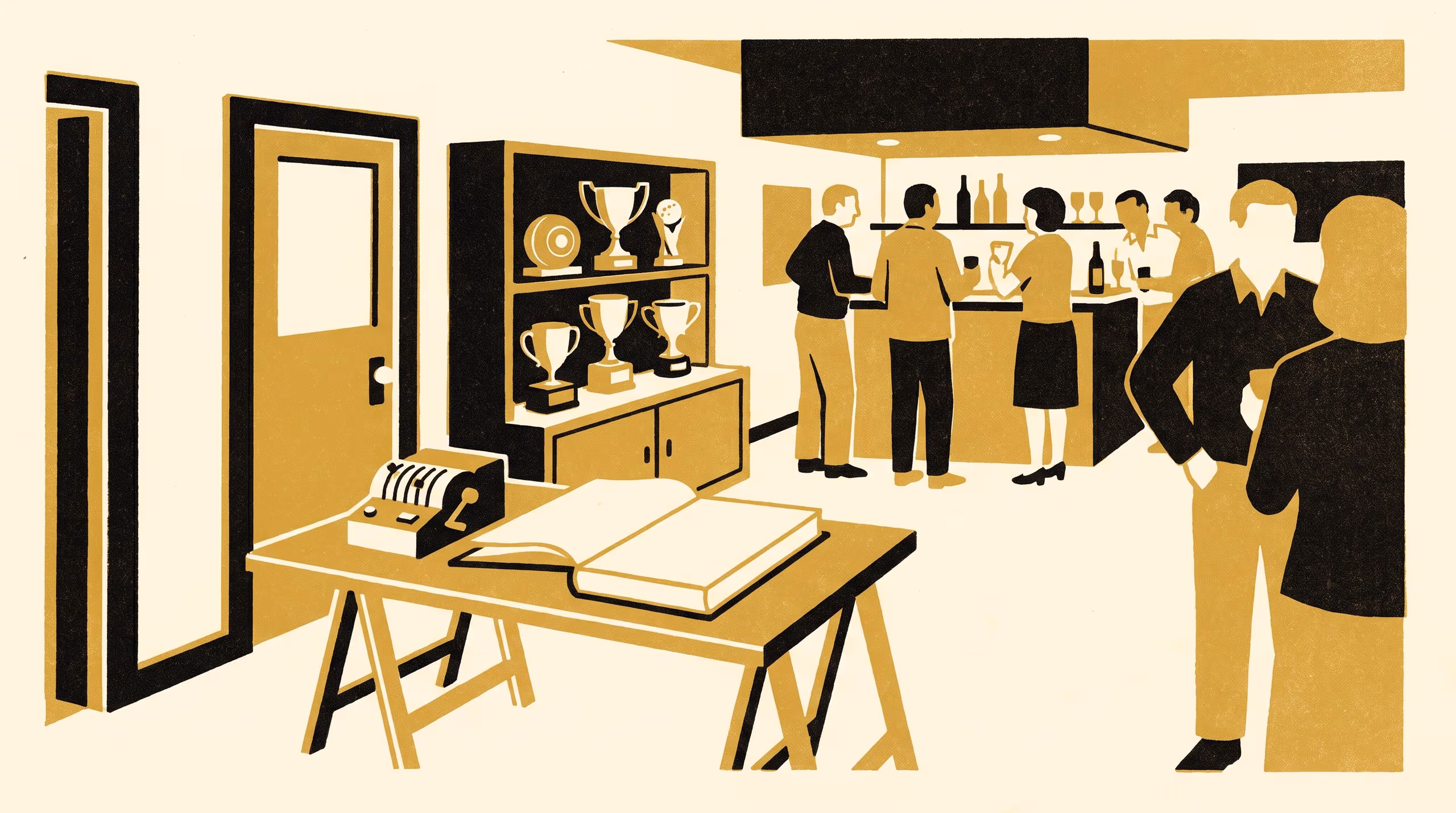 Illustration for Towards a Portable Nudge: A Failed Replication of the Doorway-Side Effect at a Suburban Bowls Club
