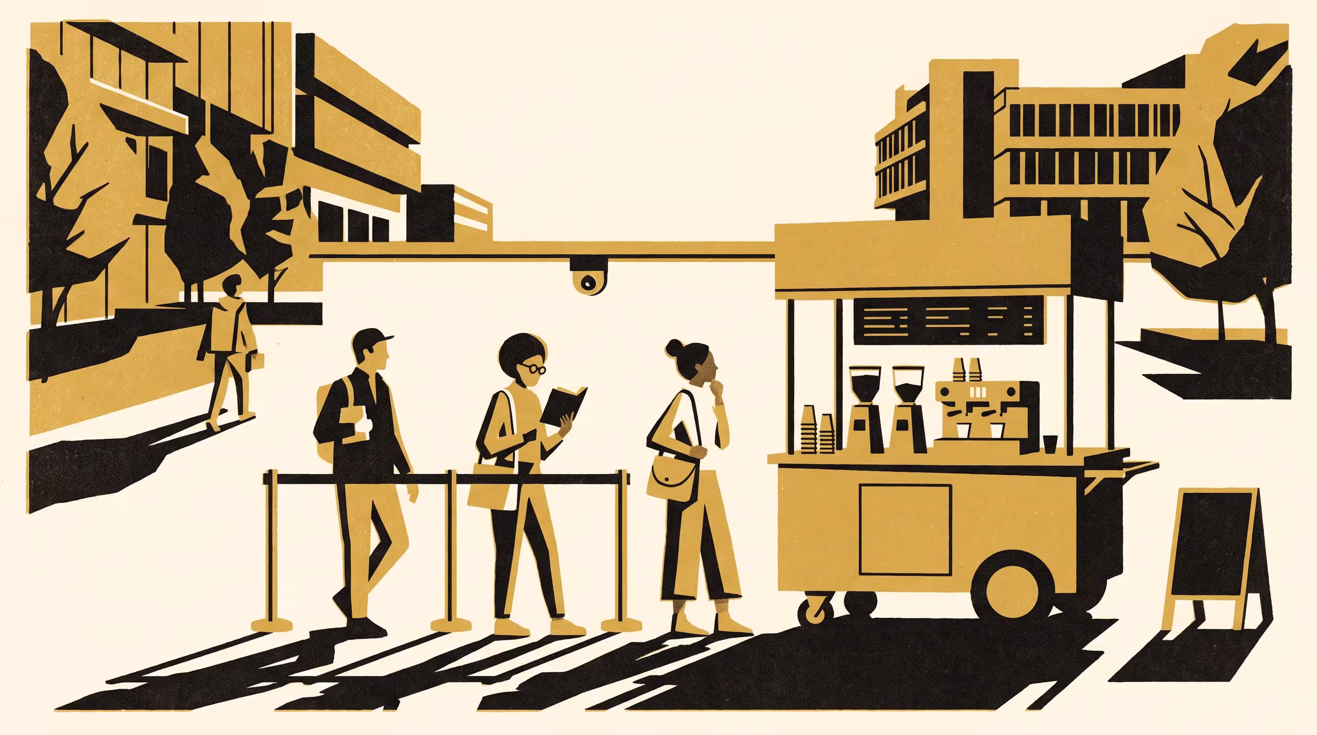 Illustration for It Didn't Cross the Concourse: A Second-Site Replication of the Coffee-Cart Queue-Length Leading Indicator