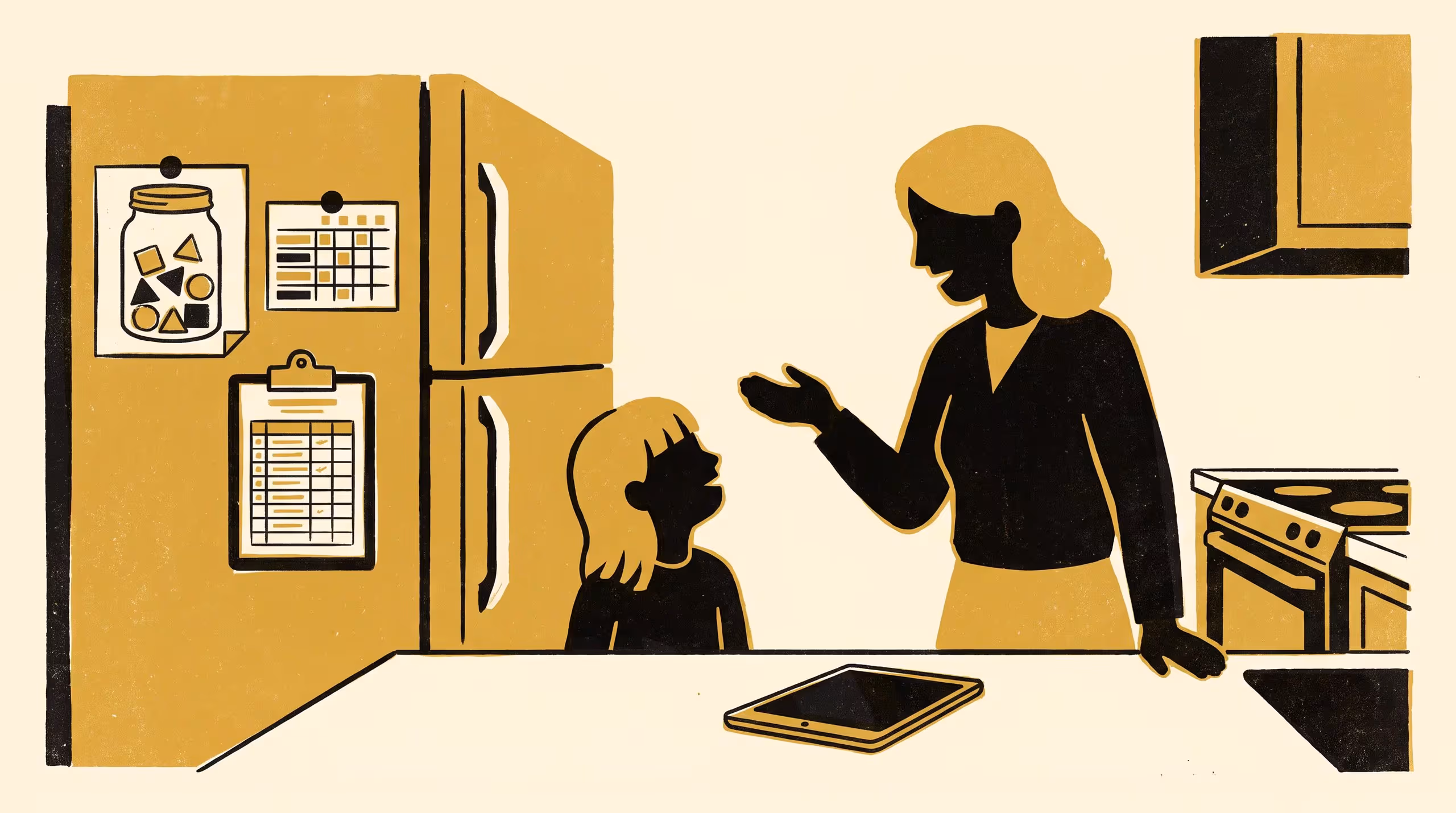 Illustration for Fewer Arguments, Not Shorter Ones: A School-Holiday Diary Survey of Screen-Time Token Economies and Negotiation Escalation