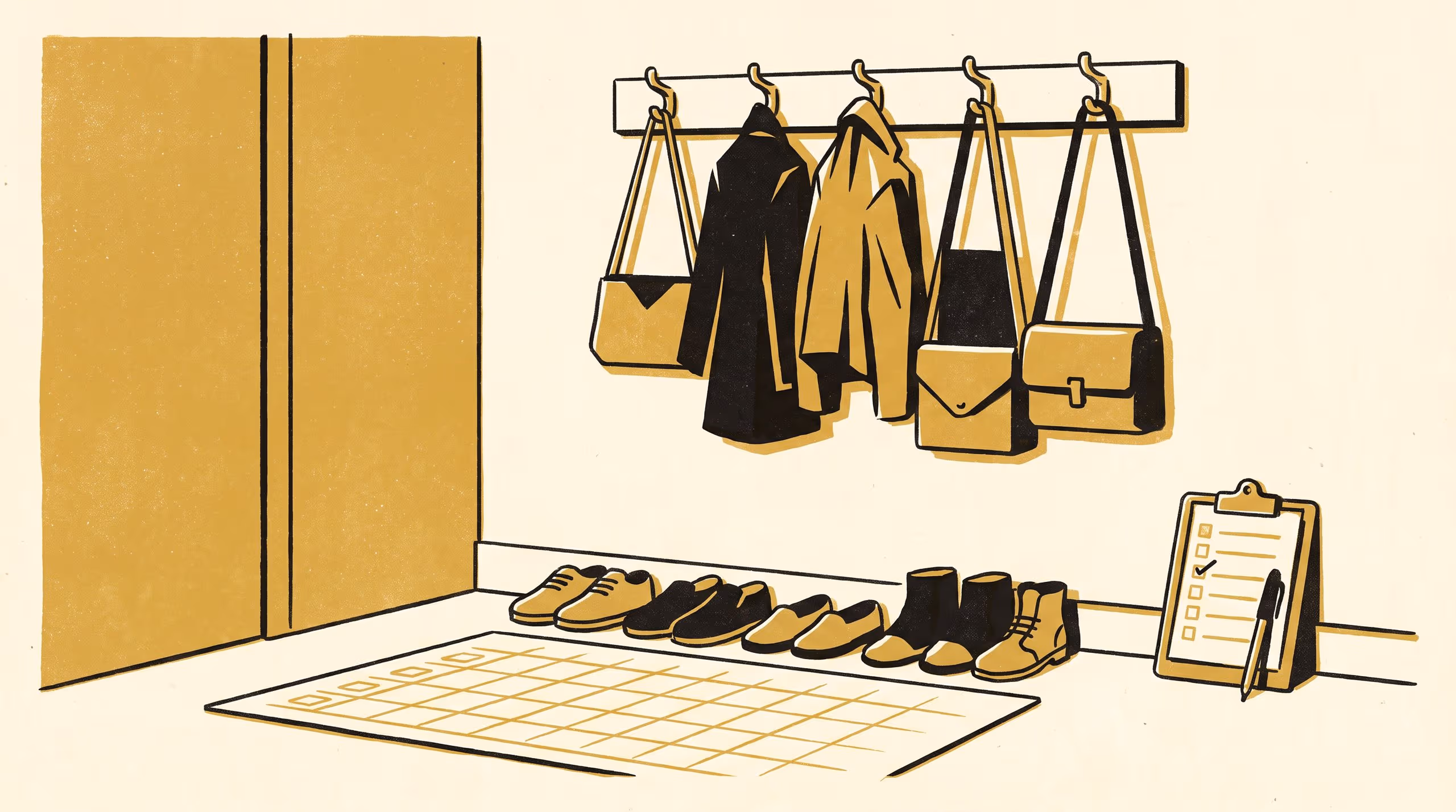 Illustration for Towards a Tidier Threshold: A Five-Level Maturity Model for the Household Entryway, and the Demo Quarter Slot a Self-Declared Top Tier Buys