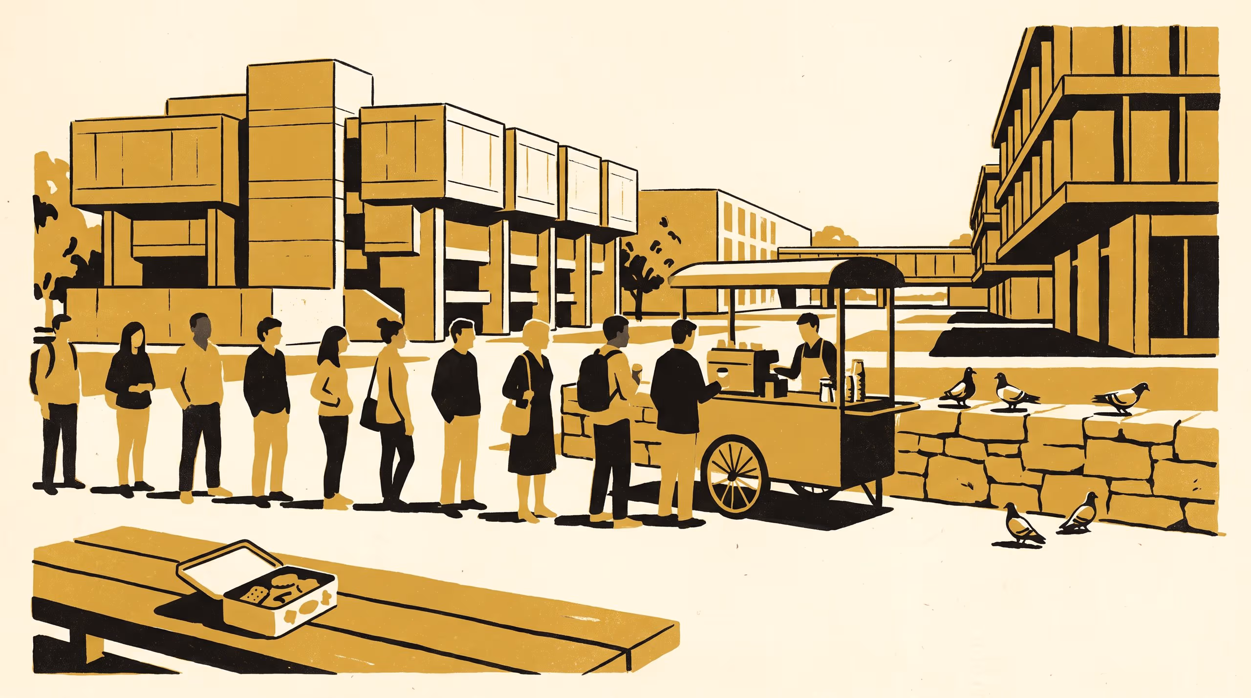 Illustration for Scoring the Queue, the Pigeons, and the Biscuit Tin: A Five-Level Amenity Governance Maturity Model