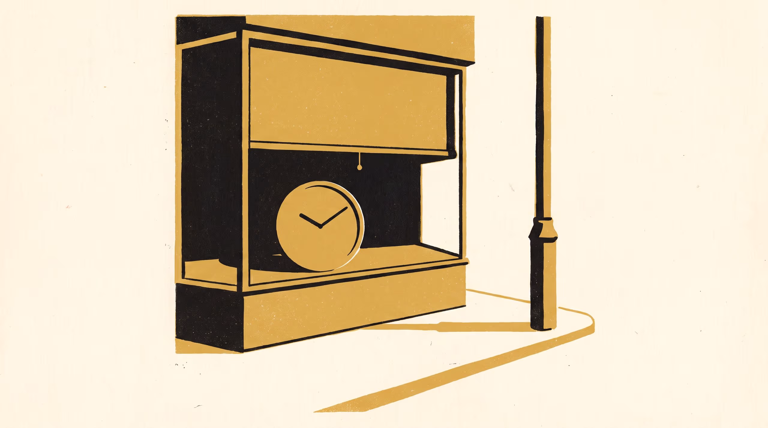 Illustration for Does Anyone Still Mean the Time on the Sign?: An Ethnographic Street Audit of the Shopfront 'Back At' Clock and the Commitment It Keeps Broadcasting