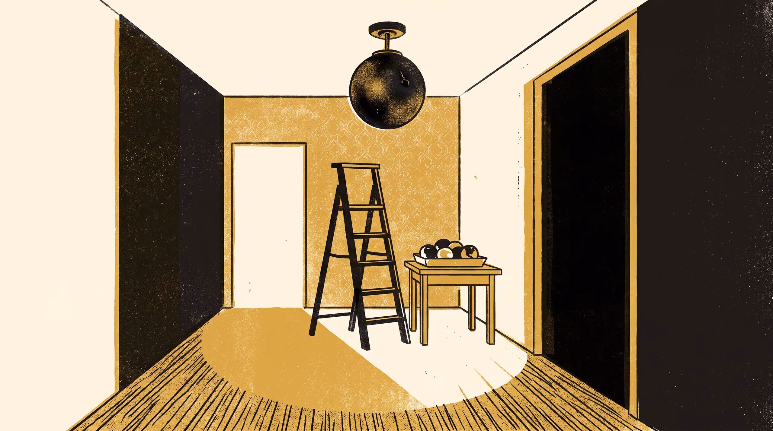 Illustration for Before the Spare Is Fetched: Towards a Replacement Interval for the Burnt-Out Ceiling Globe, from a Survey of 412 Households