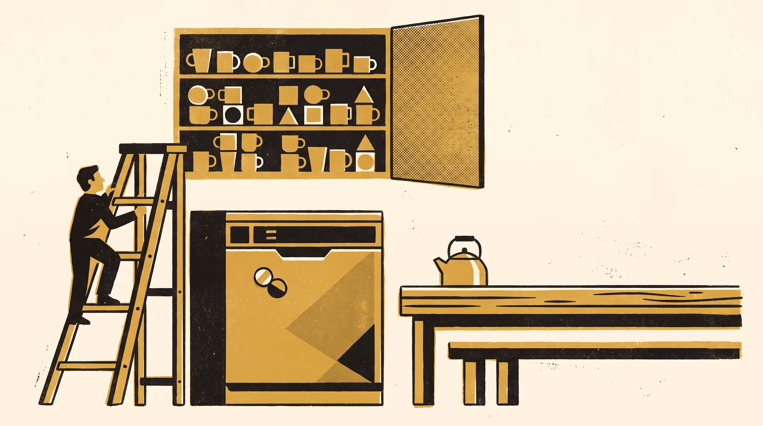 Illustration for The Clean/Dirty Magnet Points the Right Way No More Often in Level 4 Kitchens Than in Level 2 Kitchens