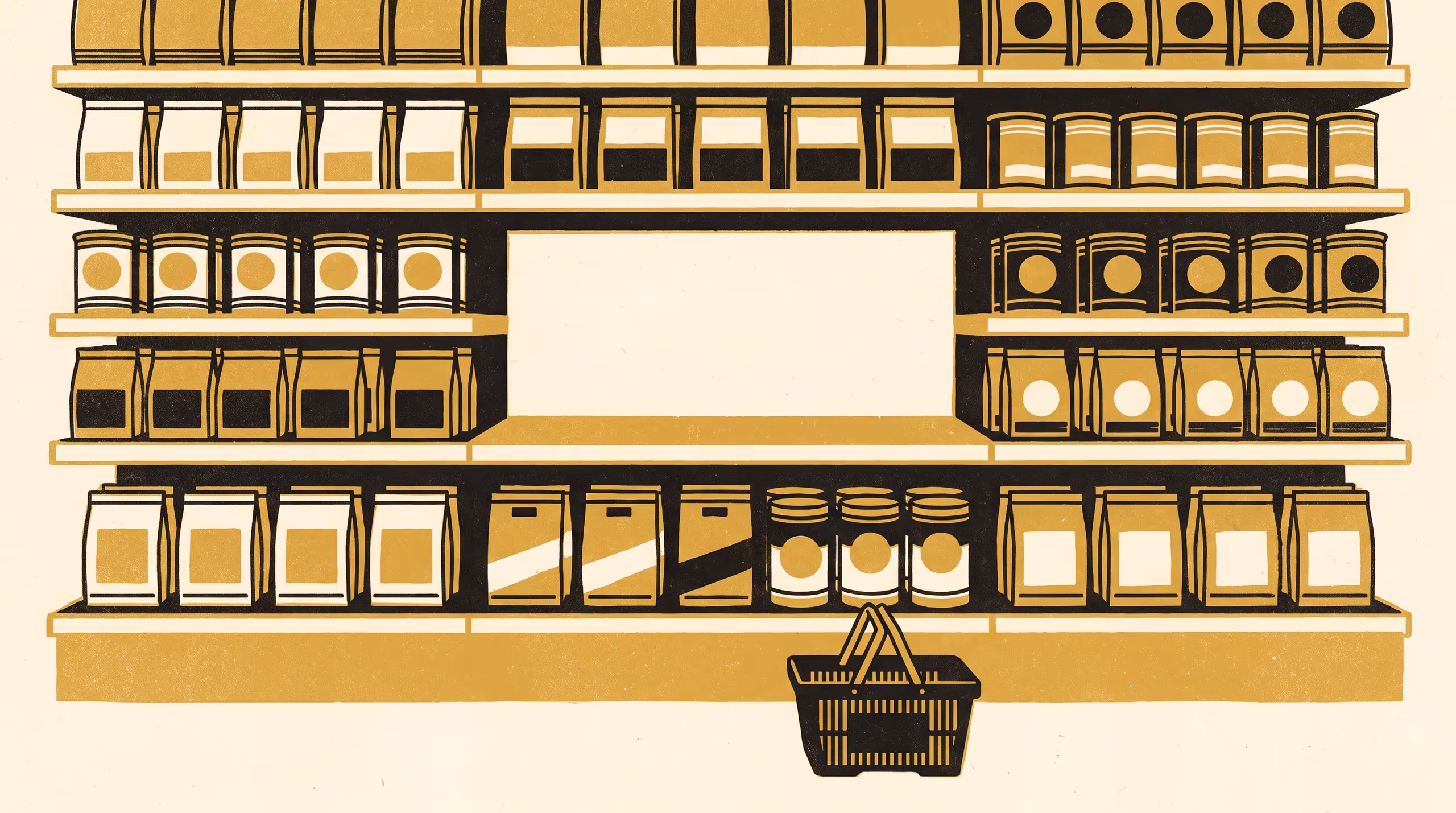 Illustration for Where the Volume Went: A Transfer Audit of 1,204 Delisted Grocery Lines Against a Range Review's 85% Substitution Assumption