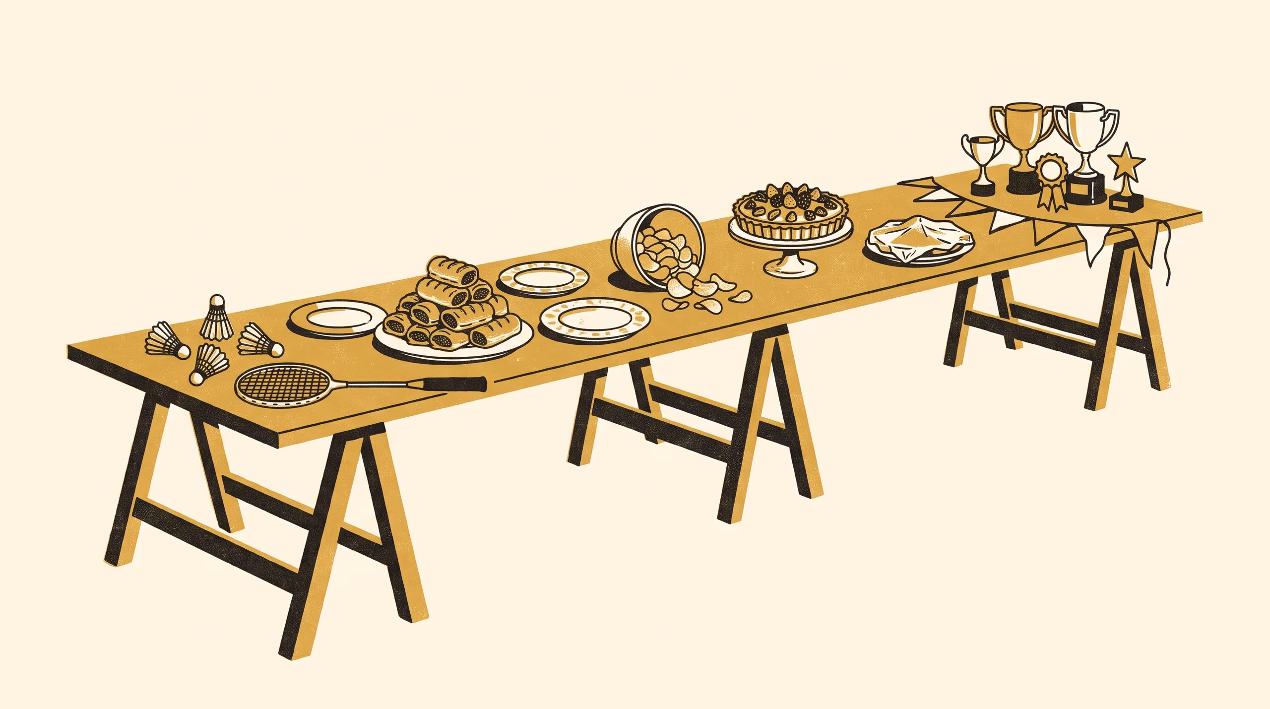 Illustration for Groundwork for a Plate Register: What Badminton-Club Members Say They Bring to the End-of-Season Supper, in Their Own Terms