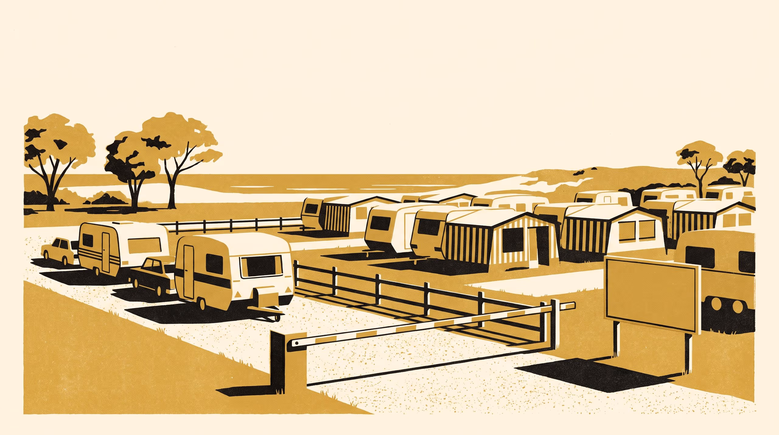 Illustration for Nobody Stayed Longer: A Survey of 118 Coastal Park Managers on Peak-Season Minimum Stays, Linked to Five Seasons of Booking Records and an Association's Published Length-of-Stay Figures