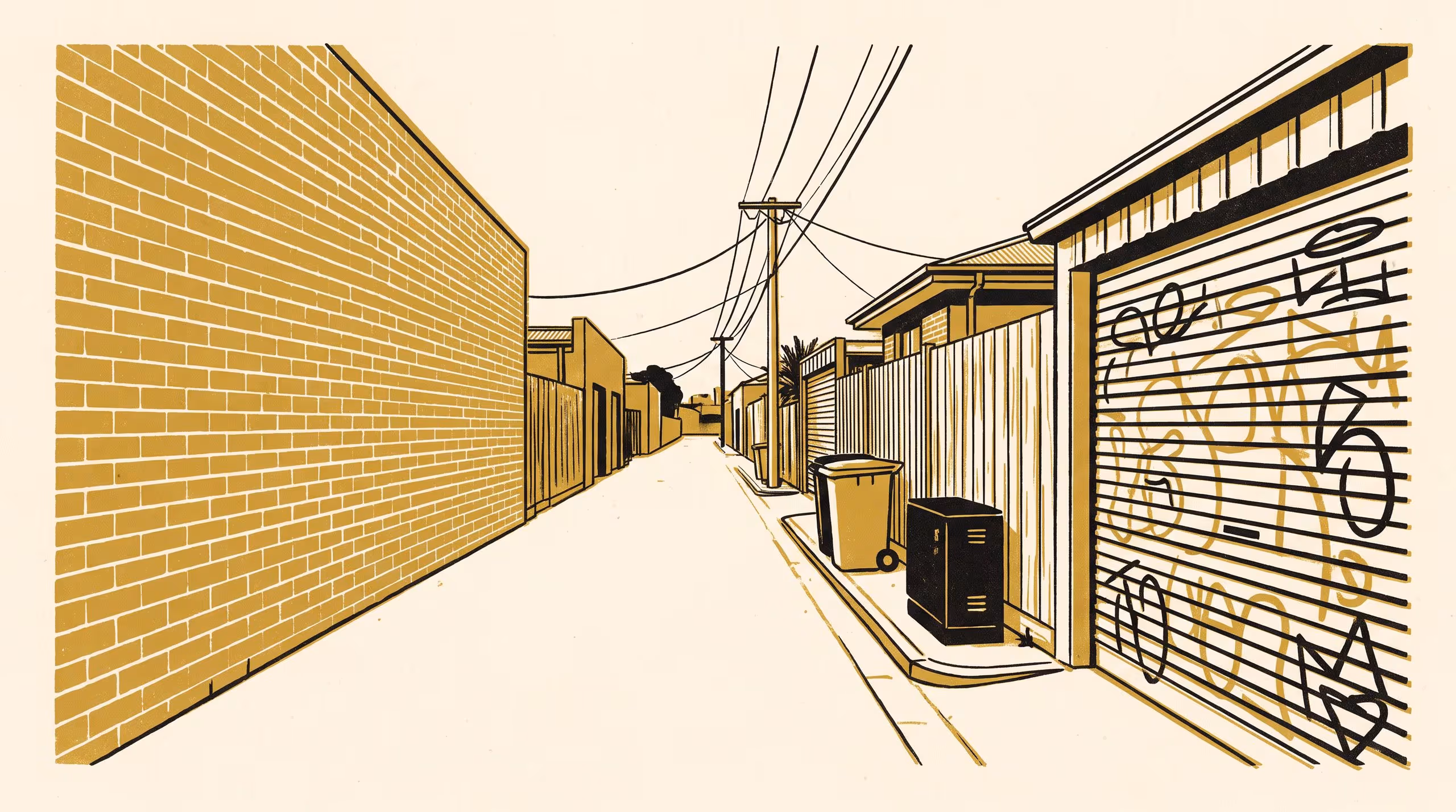 Illustration for Painted Out, Moved Along: A Year of Fortnightly Repeat Photography Across 84 Laneways, and the Surfaces a Rapid-Removal Standard Does Not Cover
