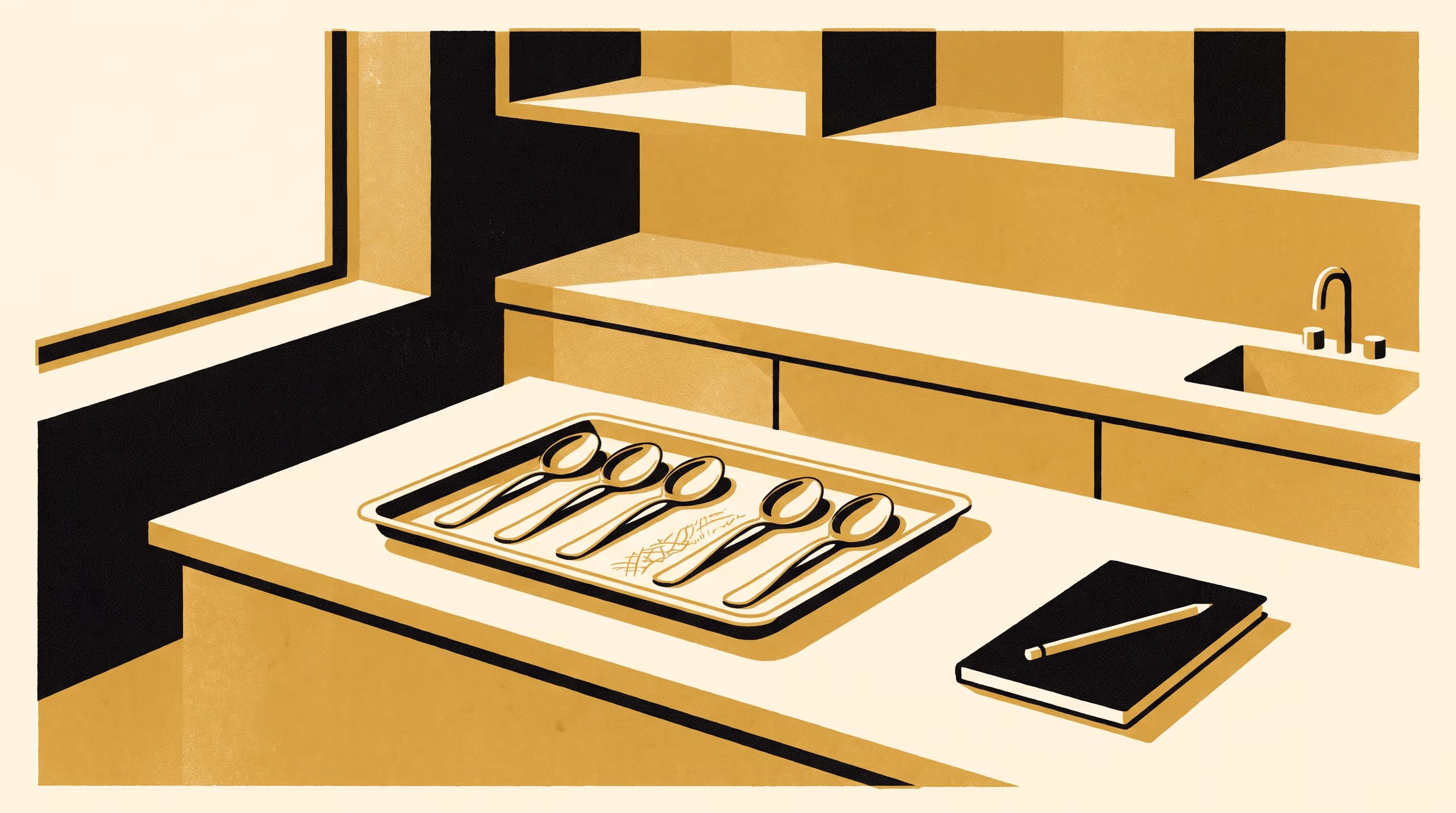 Illustration for Engraving Did Not Reduce Shared-Teaspoon Disappearance