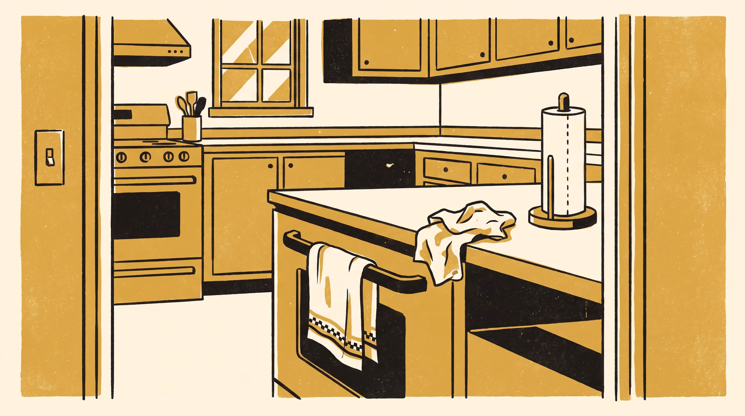 Illustration for Hung, Not Used: A handle-occupancy quadrant for household reusable-linen reporting