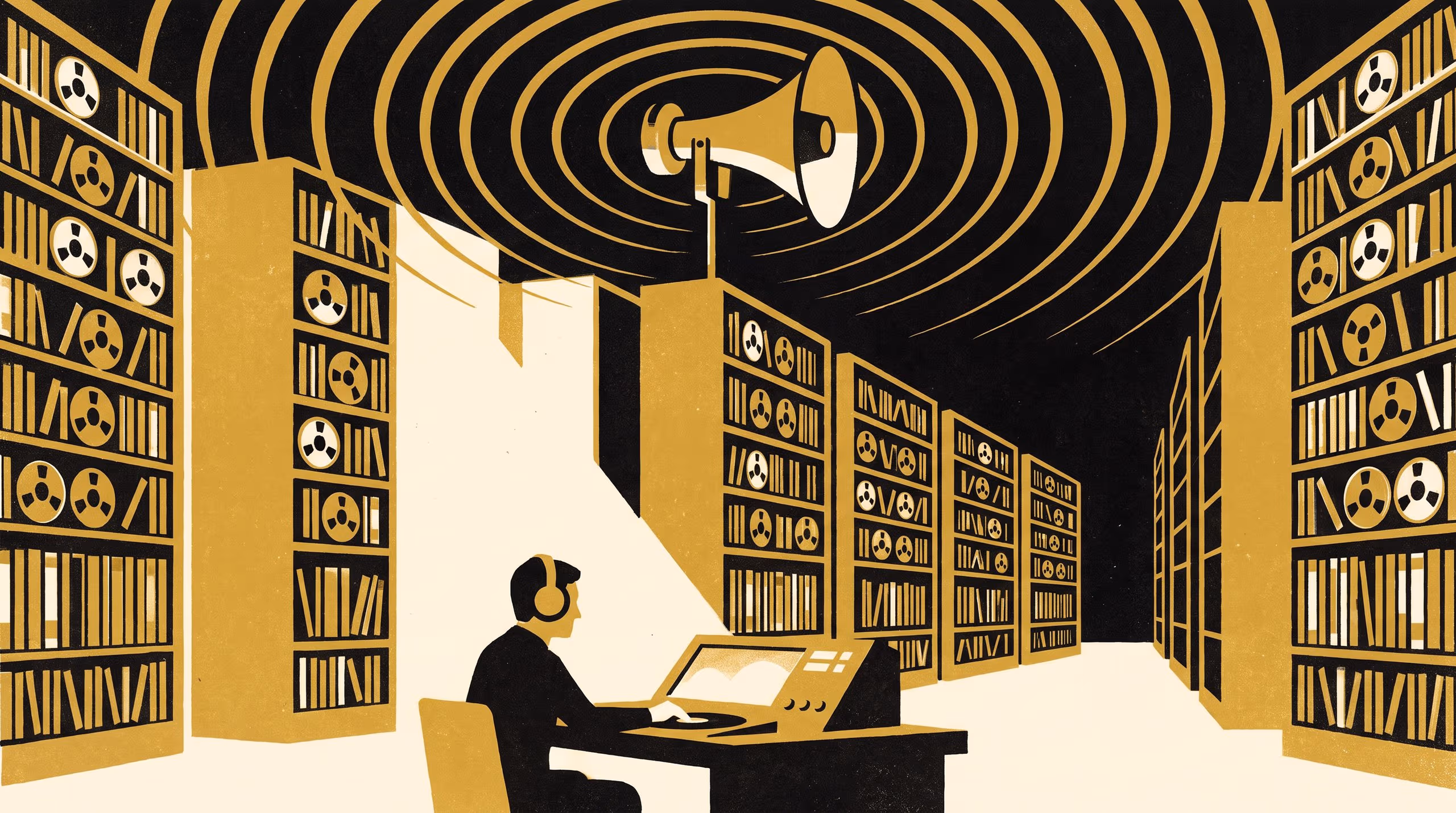 Illustration for The Recording Is Almost Never Played: An Afterlife Accounting of "Quality and Training Purposes" Across Fourteen Contact Centres