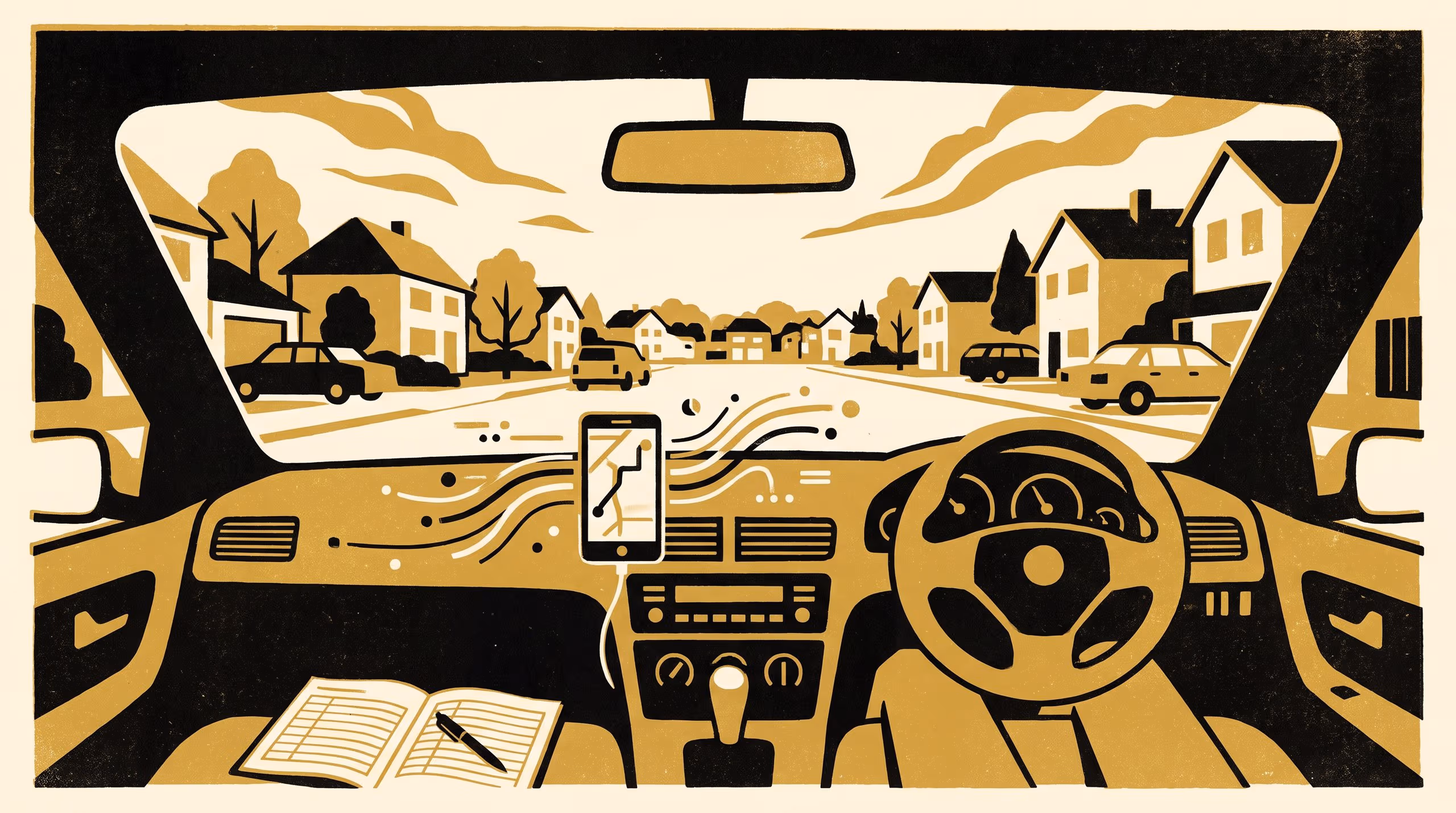 Illustration for Ask About the Roundabout: Validating a Learner-Driver Logbook App's Motion-Sensor Score Against an Oral Quiz and Instructors' Independent Authenticity Judgement