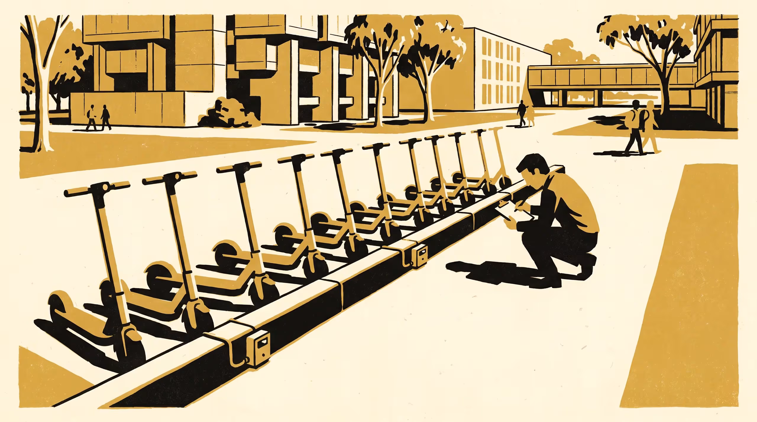 Illustration for Validating the Corral Occupancy Sensor: A Manual Headcount Against the Count Setting Next Term's Bike-Rack Capacity