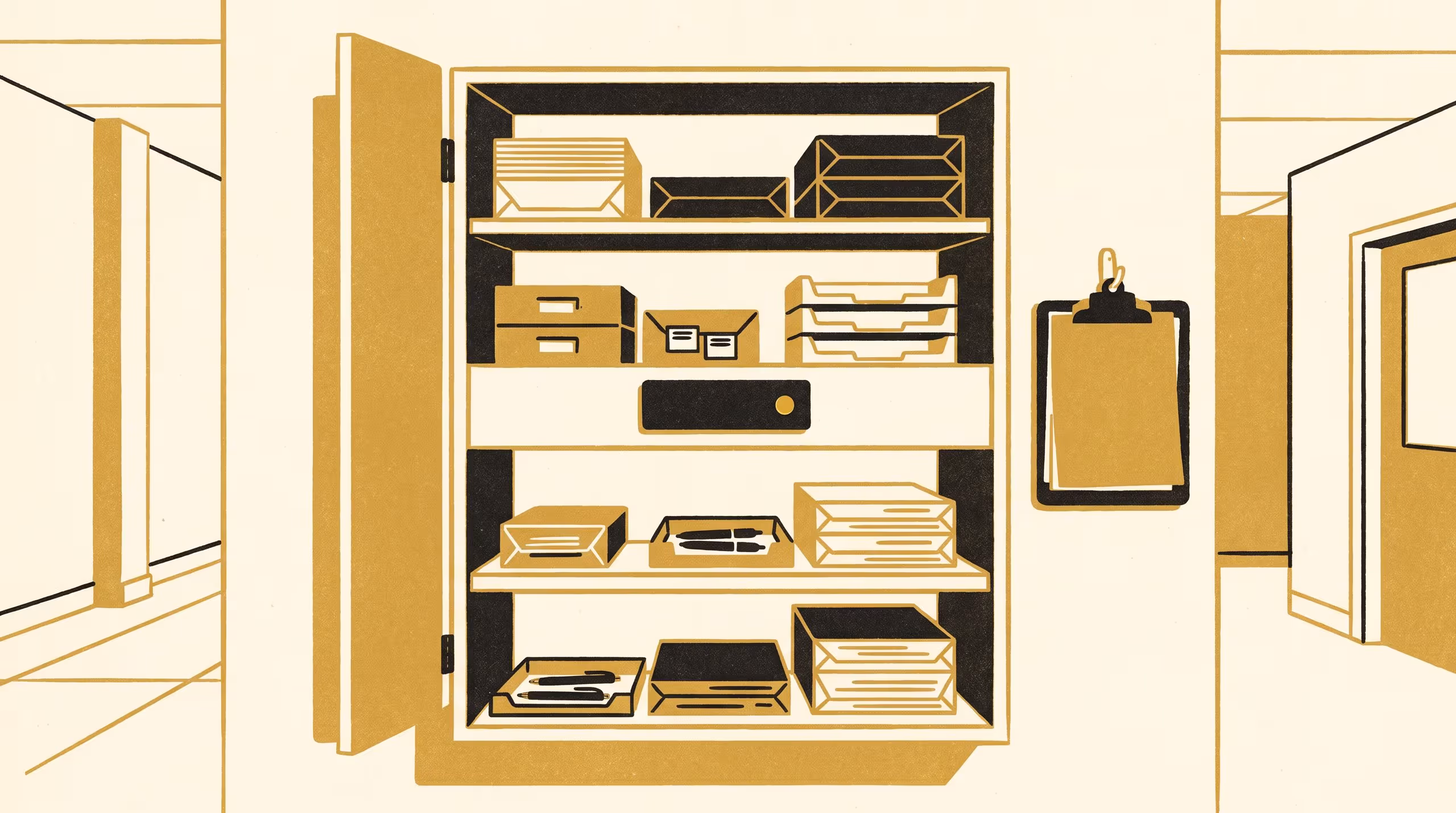 Illustration for Anticipated, Not Averted: A Field Validation of a Predictive Stationery-Cupboard Reorder Forecast Against a Term of Logged Stock-Outs
