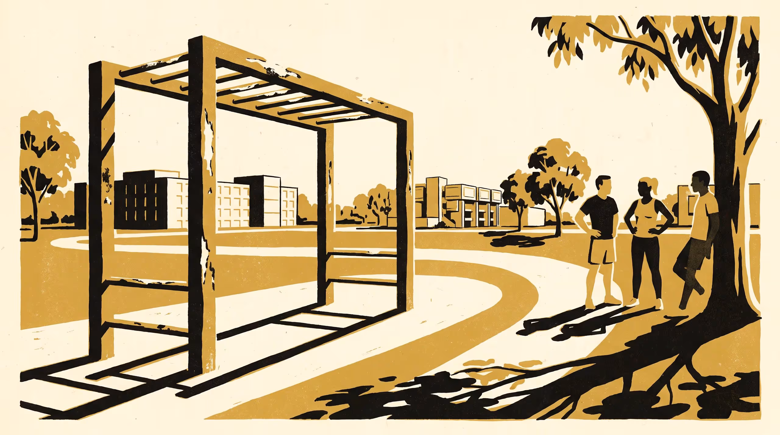 Illustration for Worn Smooth, Rarely Gripped: A Time-Lapse Validation of the Running Path's Outdoor Fitness-Station Wear Index Against Observed Exercise Use