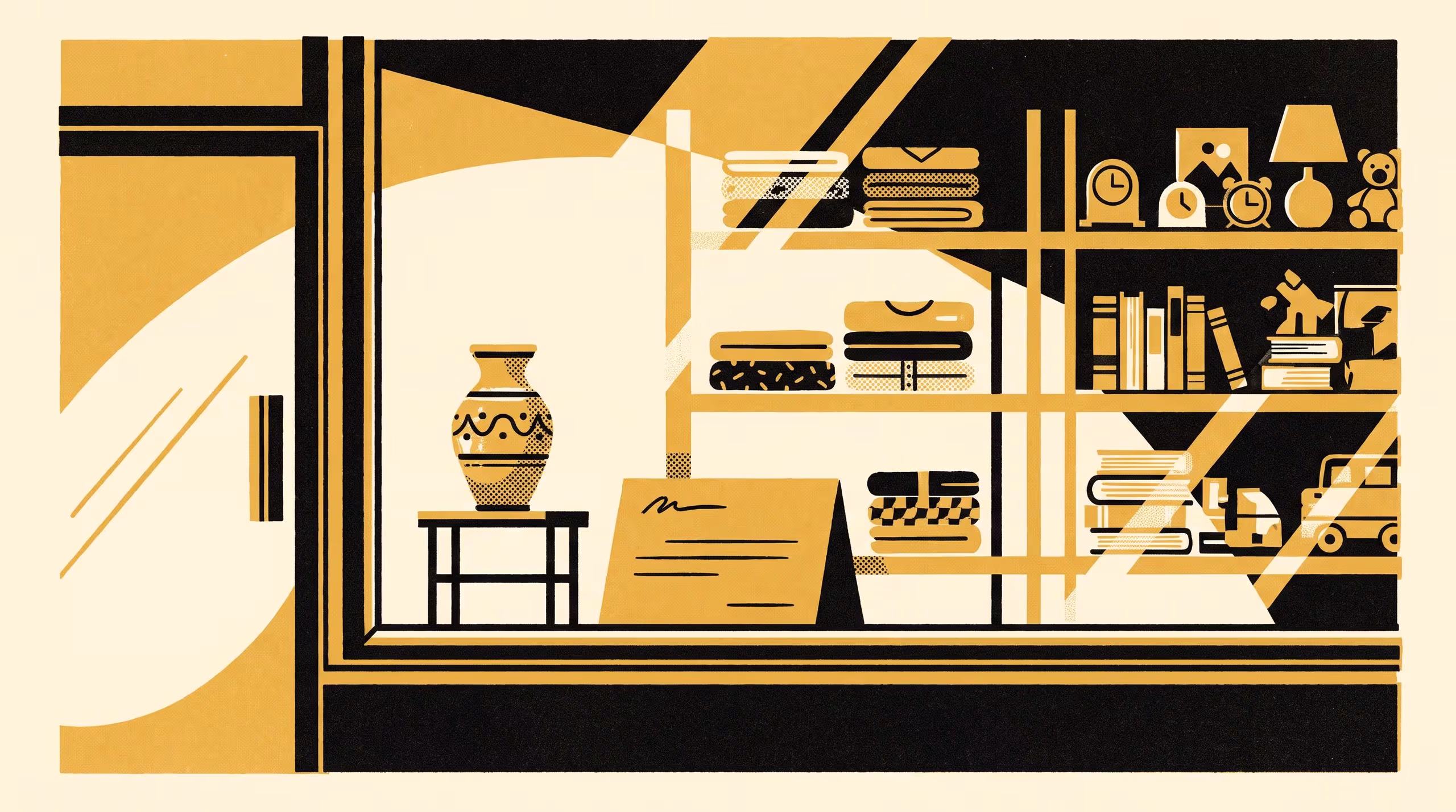 Illustration for Slower to the Same Window: A Nomination-Panel Process for a Charity Retailer's "Find of the Week" Pick, Before and After It Replaces a Single Rostered Volunteer's Choice