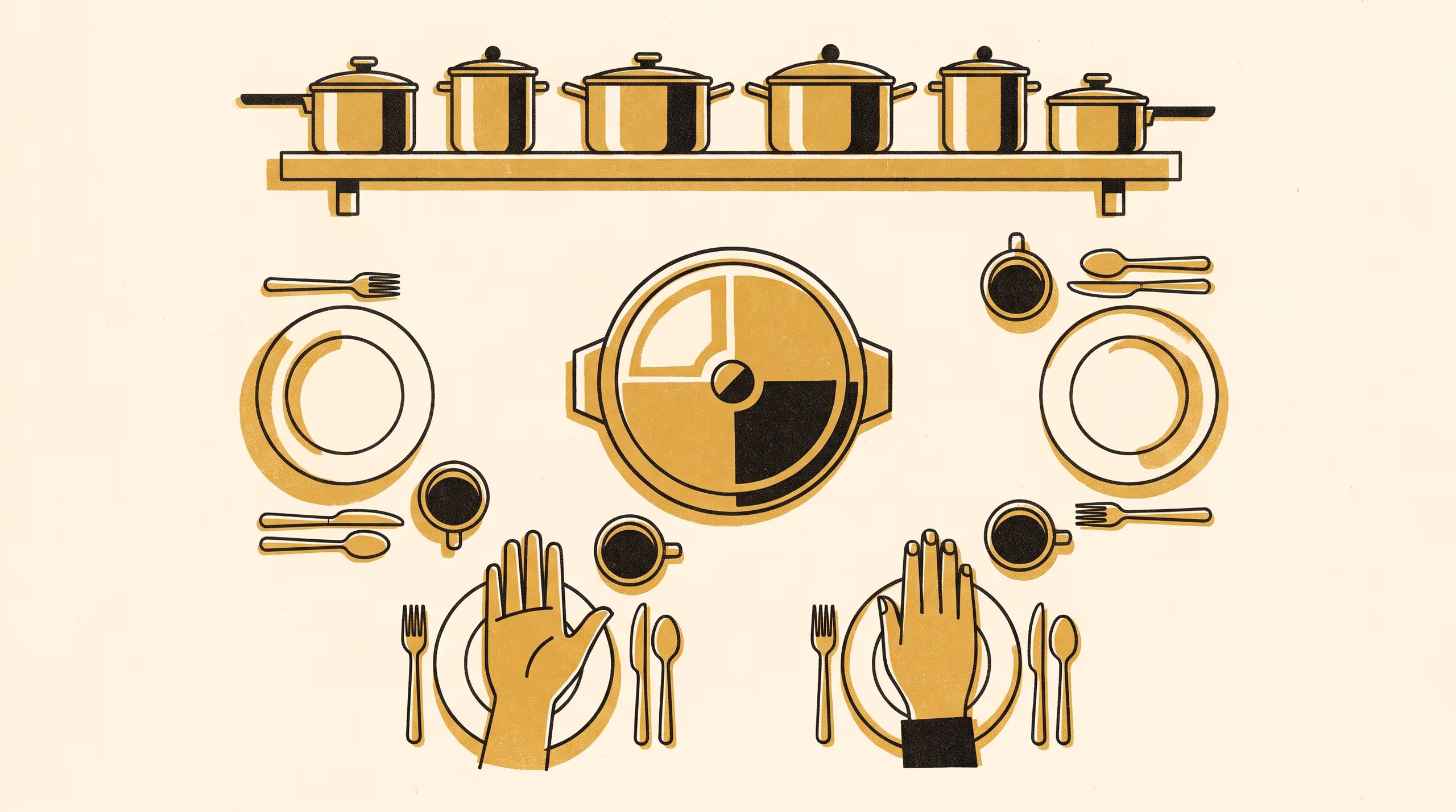 Illustration for The Veto at the Table: Unanimity, Experimentation and the Length of the Weeknight Rotation