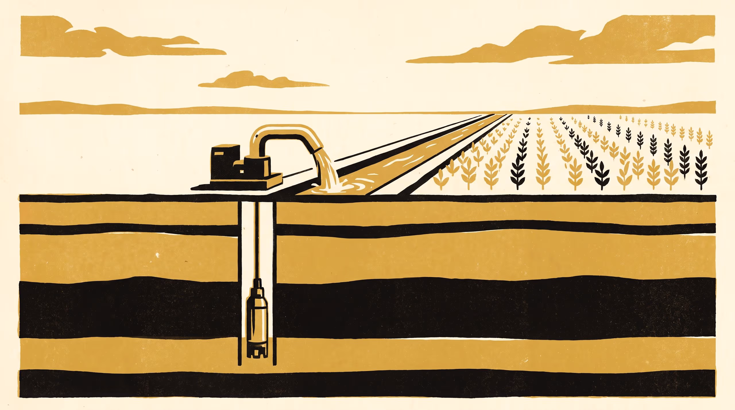 Illustration for The Kink at the Pump: Depth to Water as a Regime Variable for Realised-Volatility Forecasting in a Thin Groundwater Allocation Market