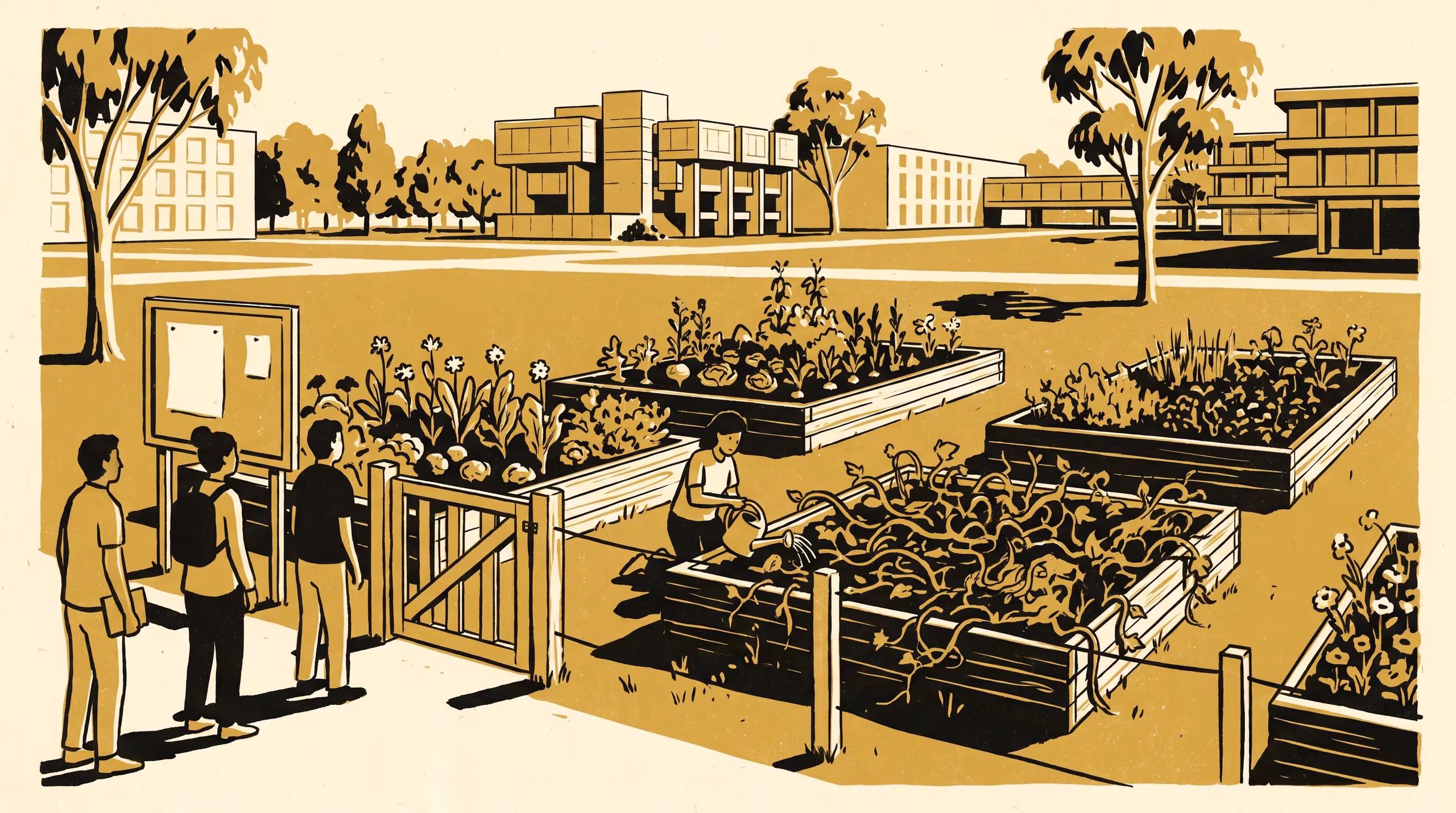 Illustration for Ranked, Then Reordered: An Interview Study of How the Community-Garden Waitlist Actually Clears