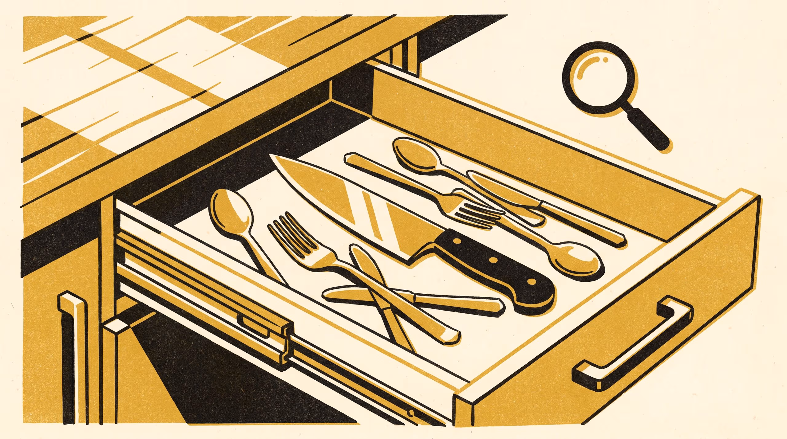 Illustration for Missing Means Someone's Turn: A Single-Site Case Study of a Share House's Communal Chef's Knife