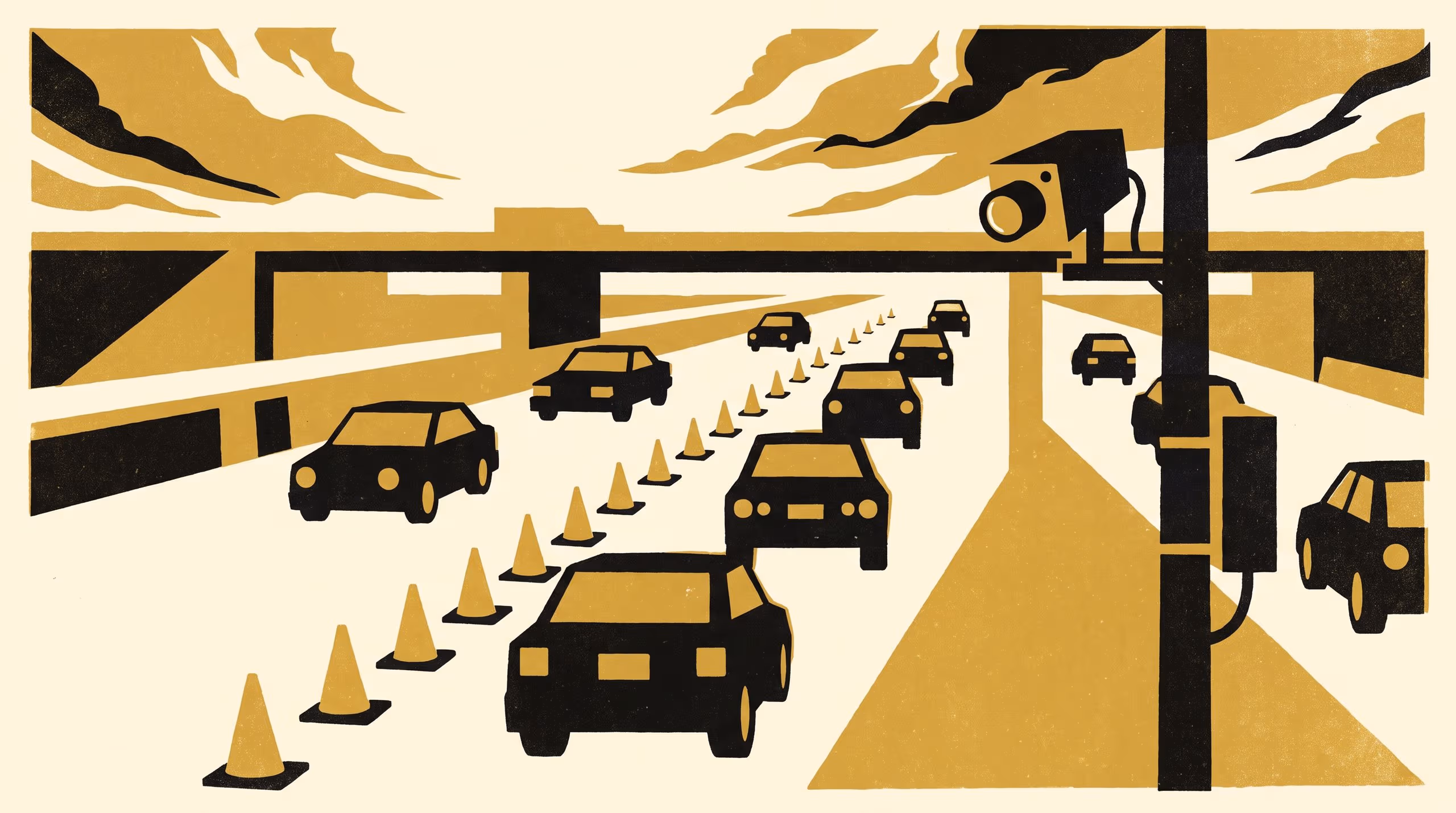 Illustration for Towards a Fully Instrumented Merge: A Staggered-Rollout Field Trial of a Zipper-Merge Campaign, Scored by a Purpose-Built Dashcam-Vision Legitimacy Instrument Across 18 Work-Zone Sites