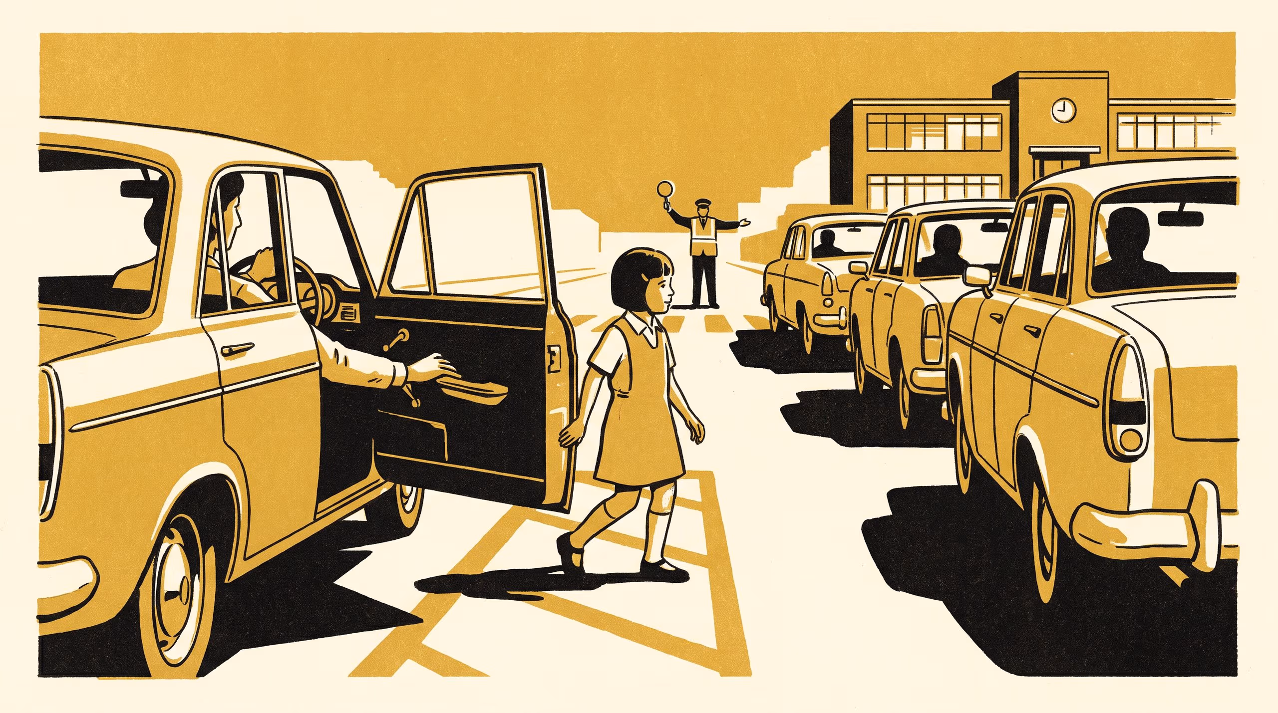 Illustration for Which School Gates Earn a Staggered Drop-Off Roster?