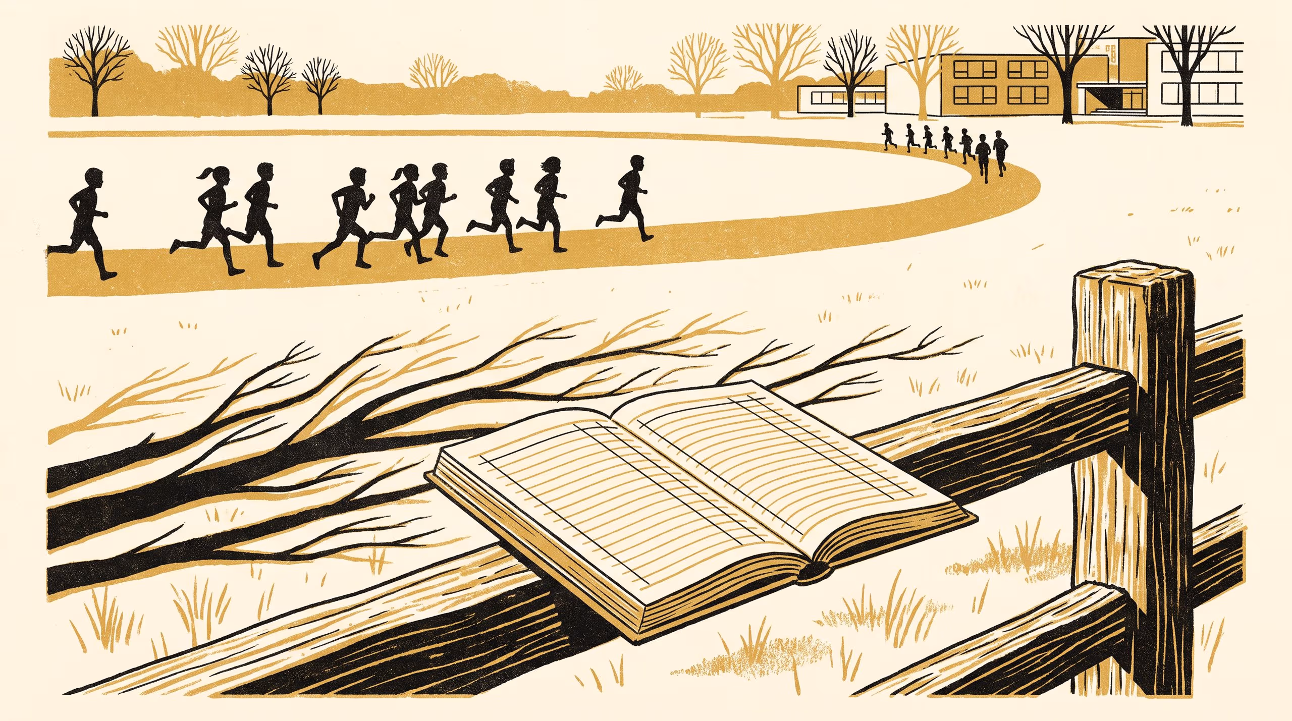 Illustration for Whatsoever Thou Spendest More: Works of Supererogation in a School Cross-Country Squad's Session Book