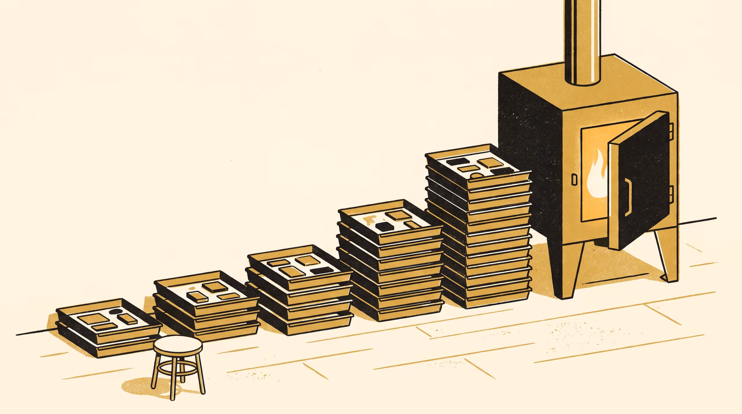 Illustration for Annealing the Anneal: Sequencing One Shared Heat-Treatment Furnace by Simulated Annealing