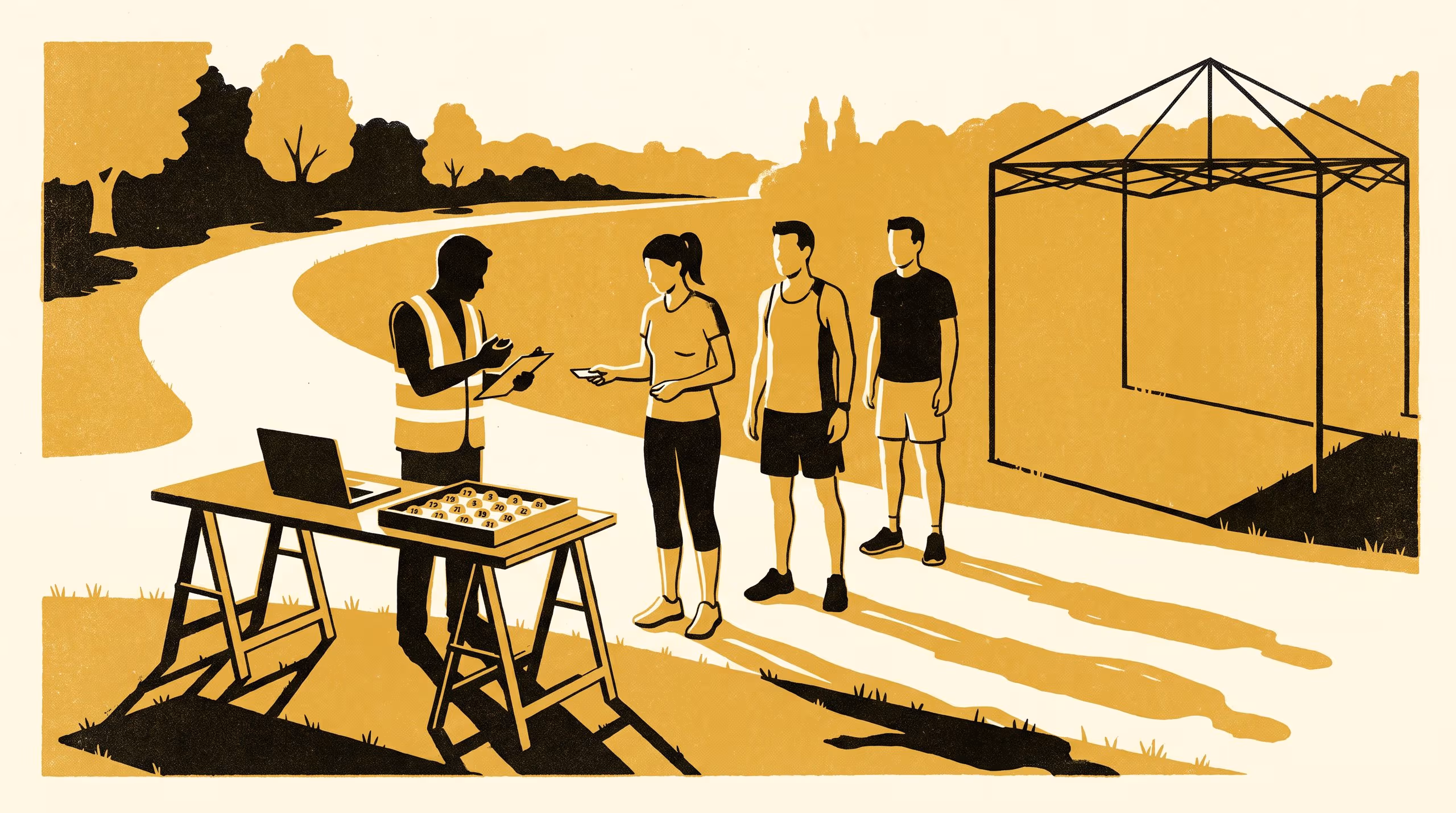Illustration for The Clock Left Before the Runners: A Censored-Data Re-Analysis of Nine Seasons of Finish Times at a Free Weekly Community 5K