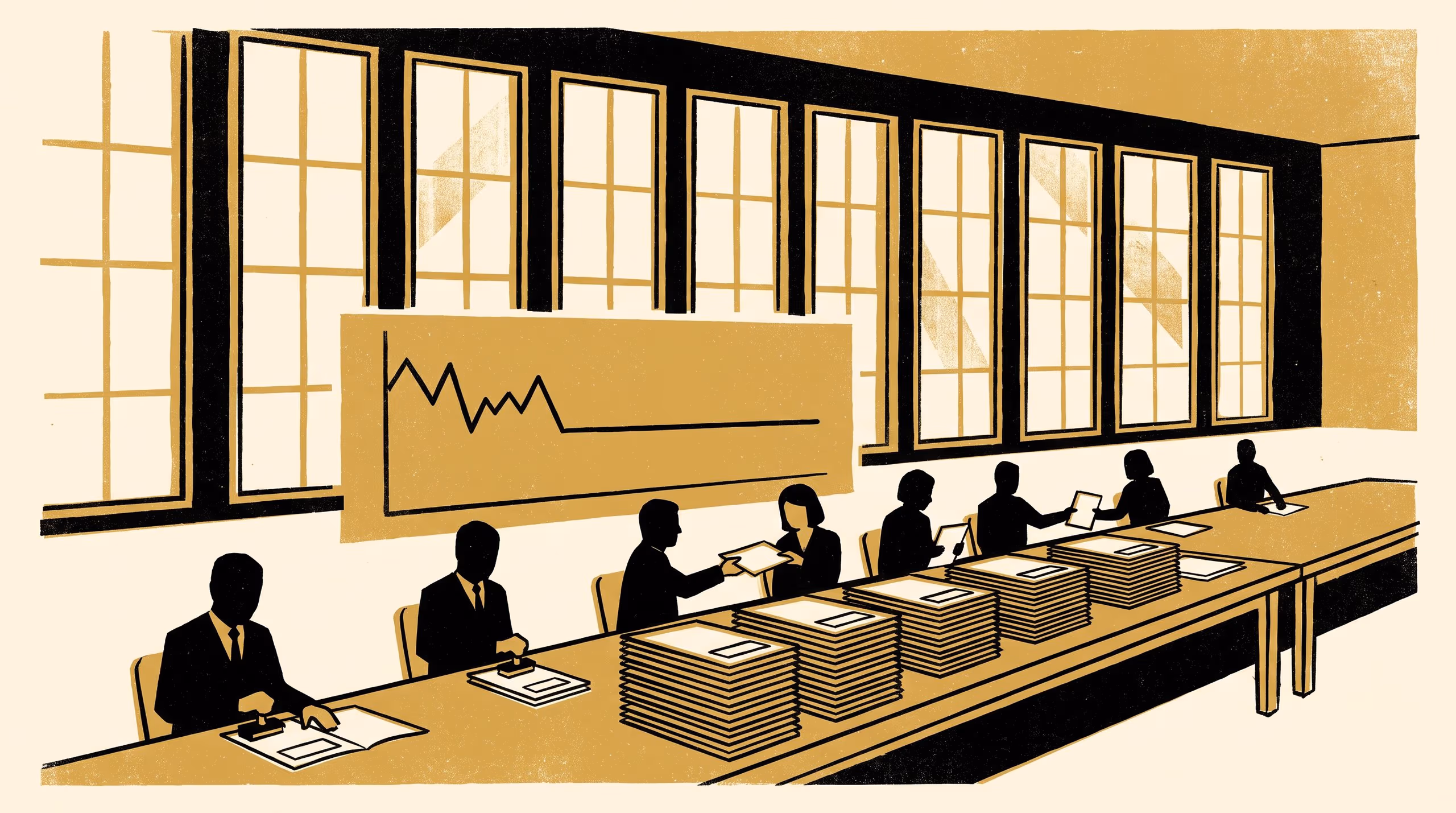 Illustration for Until Conditions Normalise: Competing-risks survival of temporary prudential relief after systemic stress