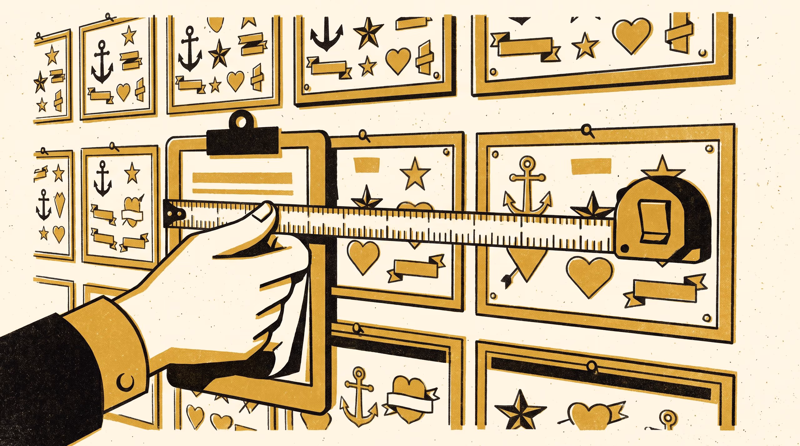 Illustration for Tattoo Studios Keep Landing on the Same Six References: A Distinctiveness Audit of the AI-Era Flash Wall