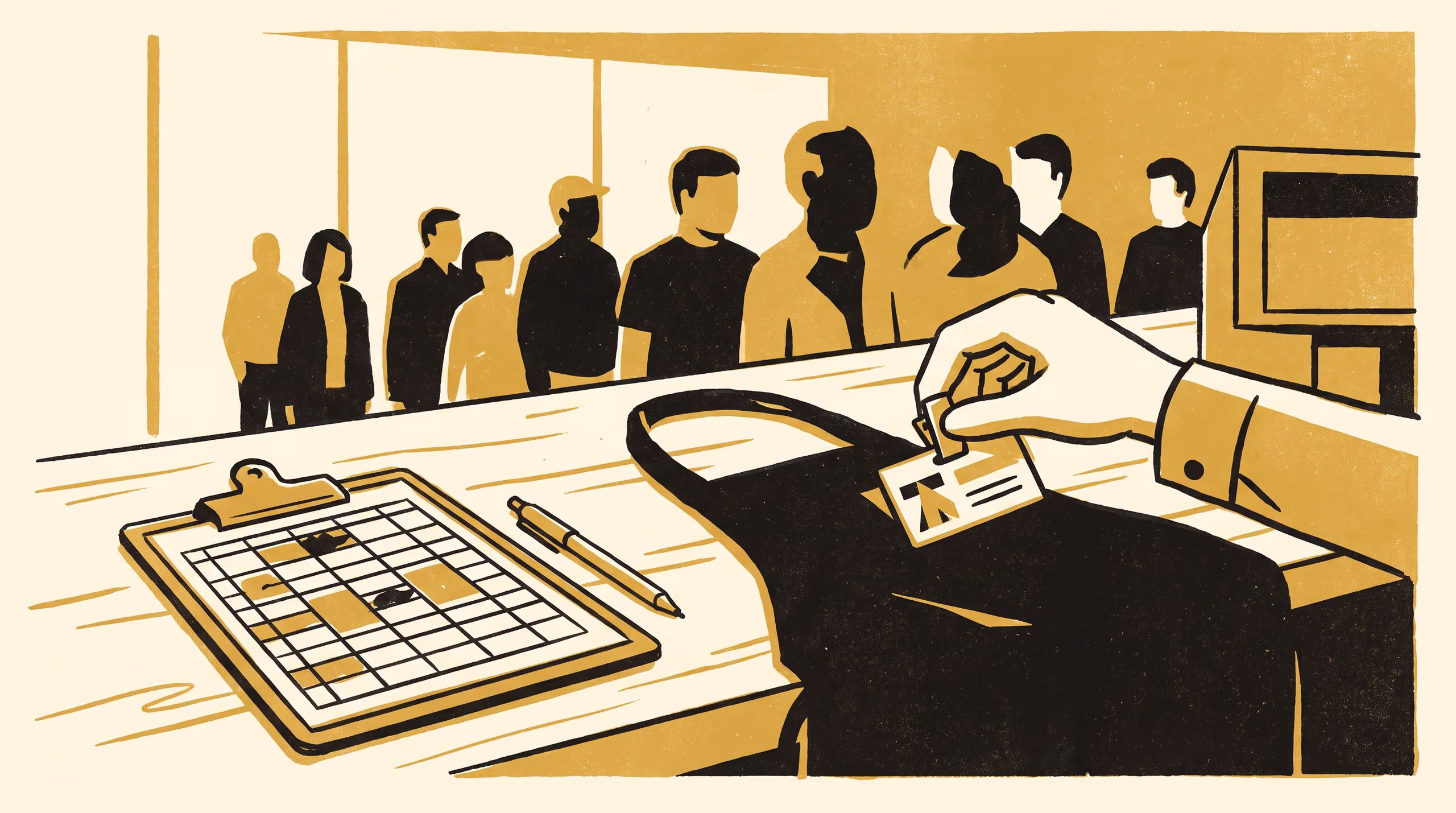 Illustration for What Does the Yellow Badge Actually Certify?: A Five-Kind Taxonomy of a Quick-Service Franchise's Trainee Badges and the Roster Rule It Became