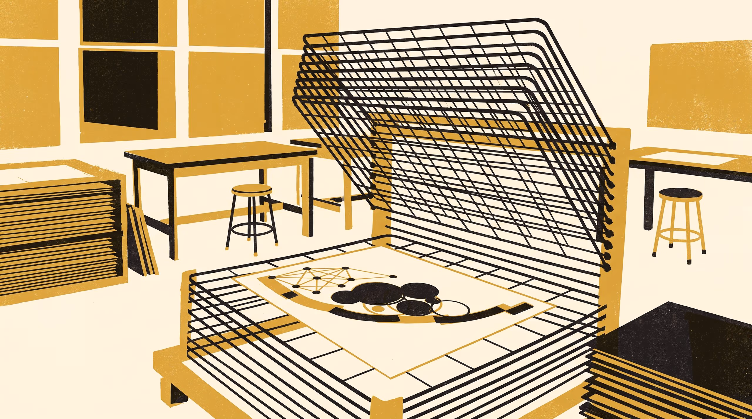 Illustration for Left on the Rack: A Catalogue Raisonné of the Unclaimed Work of One Community Open Studio