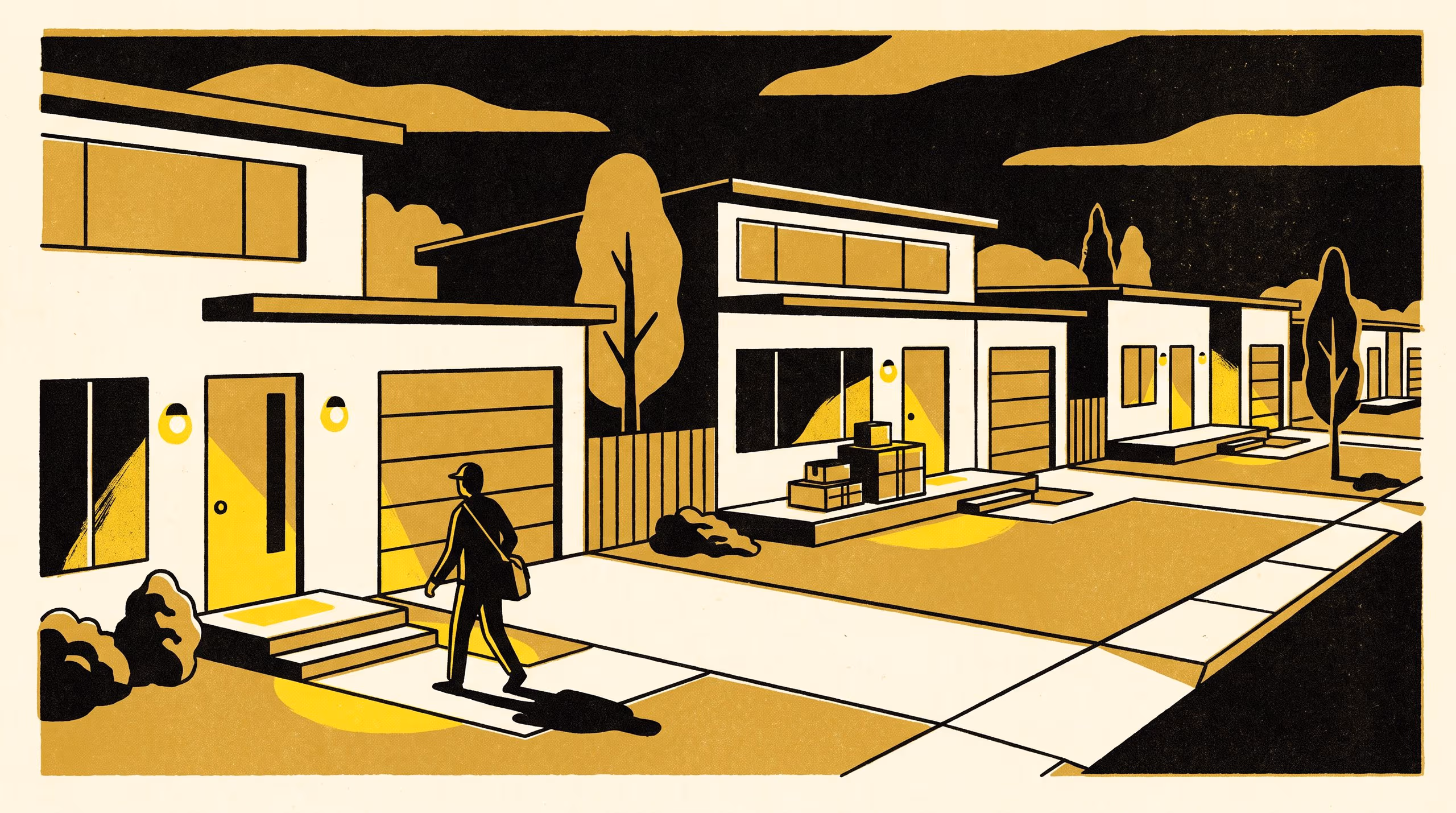 Illustration for Lit Up, Still Lost: Does a driveway house-number light change how often a parcel reaches the right door?