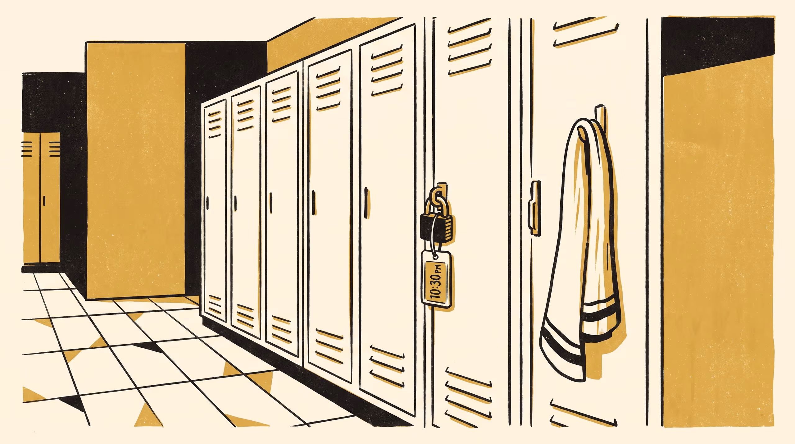 Illustration for Timing the Hold: A Stepped-Wedge Deployment of Self-Declared Return-By Tags at Gym Lockers