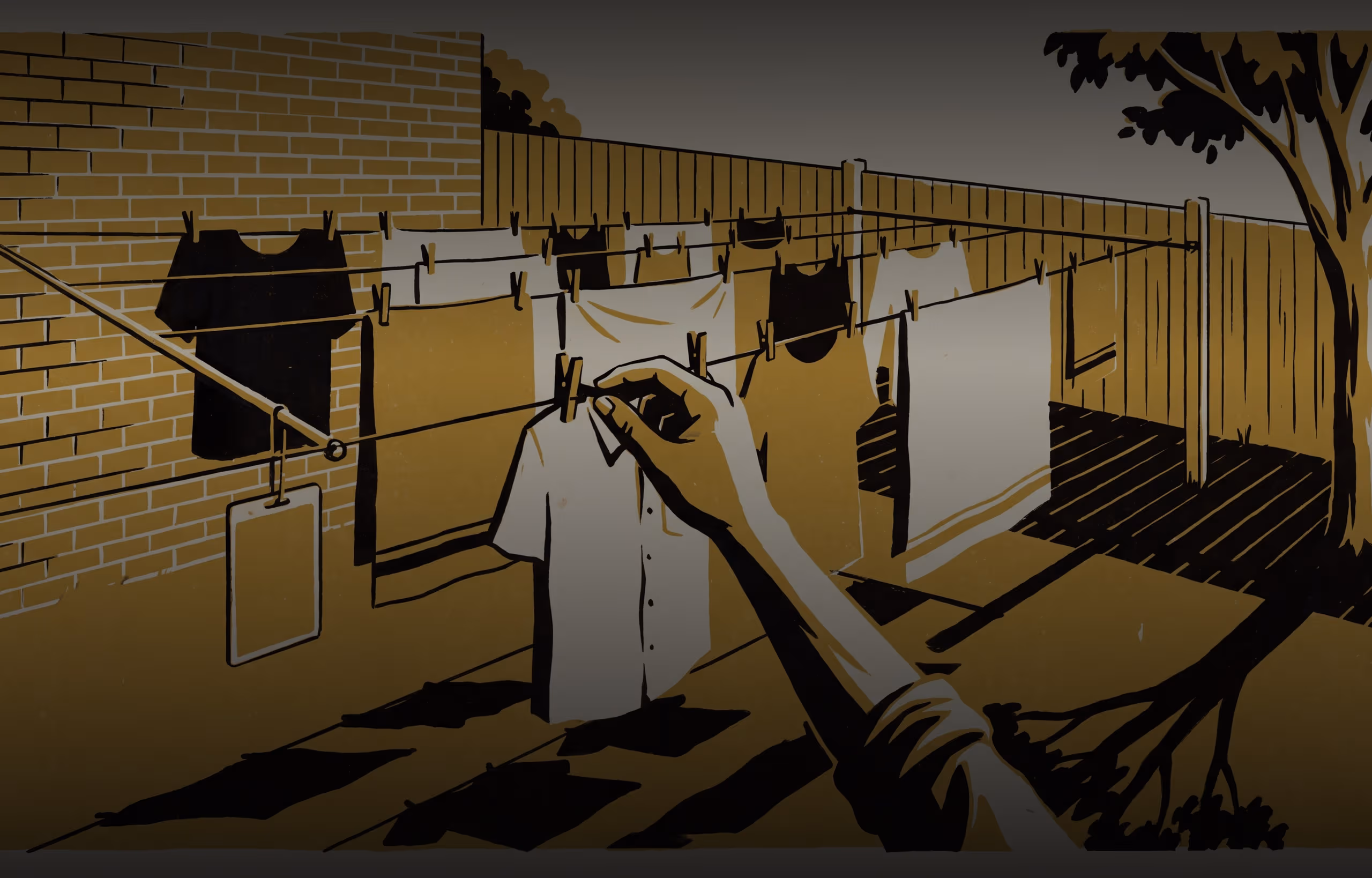 Illustration for CASP: The Clothesline Access Scheduling Protocol, Enforced by One Household's Duty Officer
