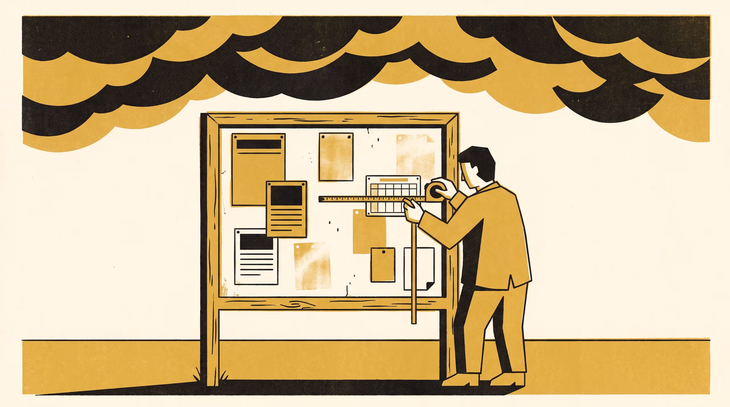 Illustration for The Corkboard Half-Life Ceiling Does Not Reproduce at Council Scale: A Statutory Replication Across 187 State Public-Notice Boards
