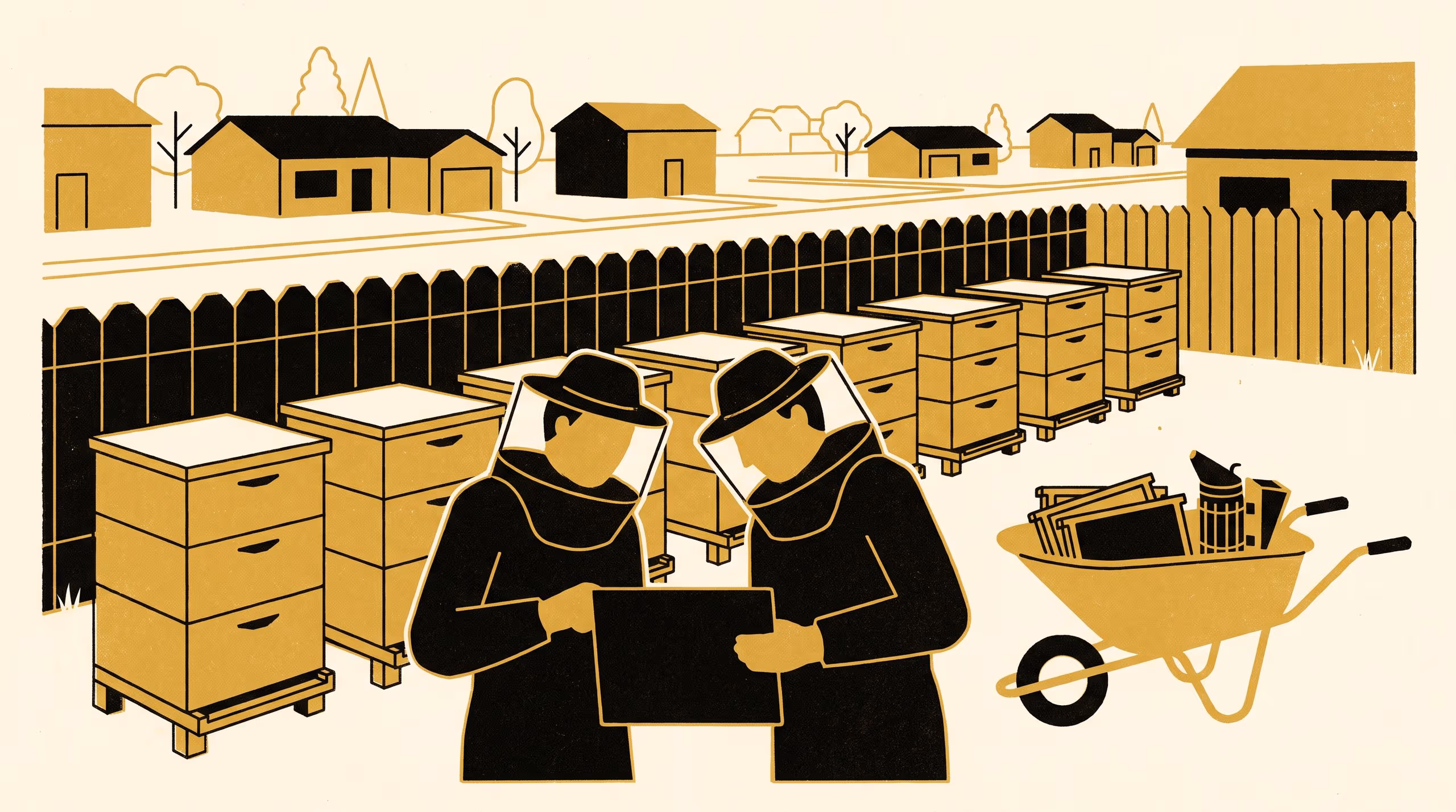 Illustration for Towards a Standard Hive-Inspection Cadence: A Null Result from a Suburban Beekeeping Club's Roster Trial