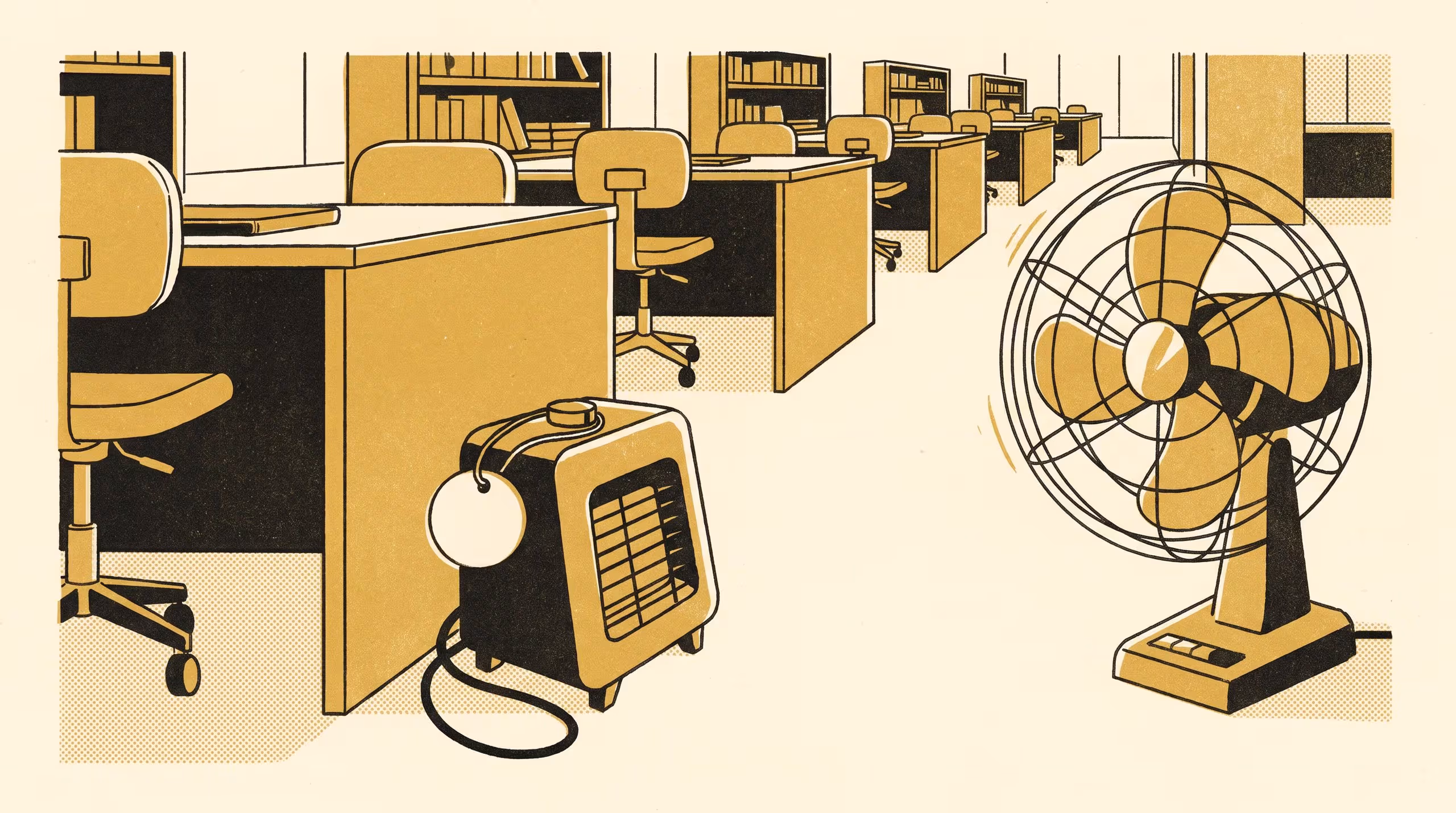 Illustration for The Sticker Outlasts the Heater: A Coding-Scheme Taxonomy of Desk Heater and Fan Registration Drift Across Two Schools